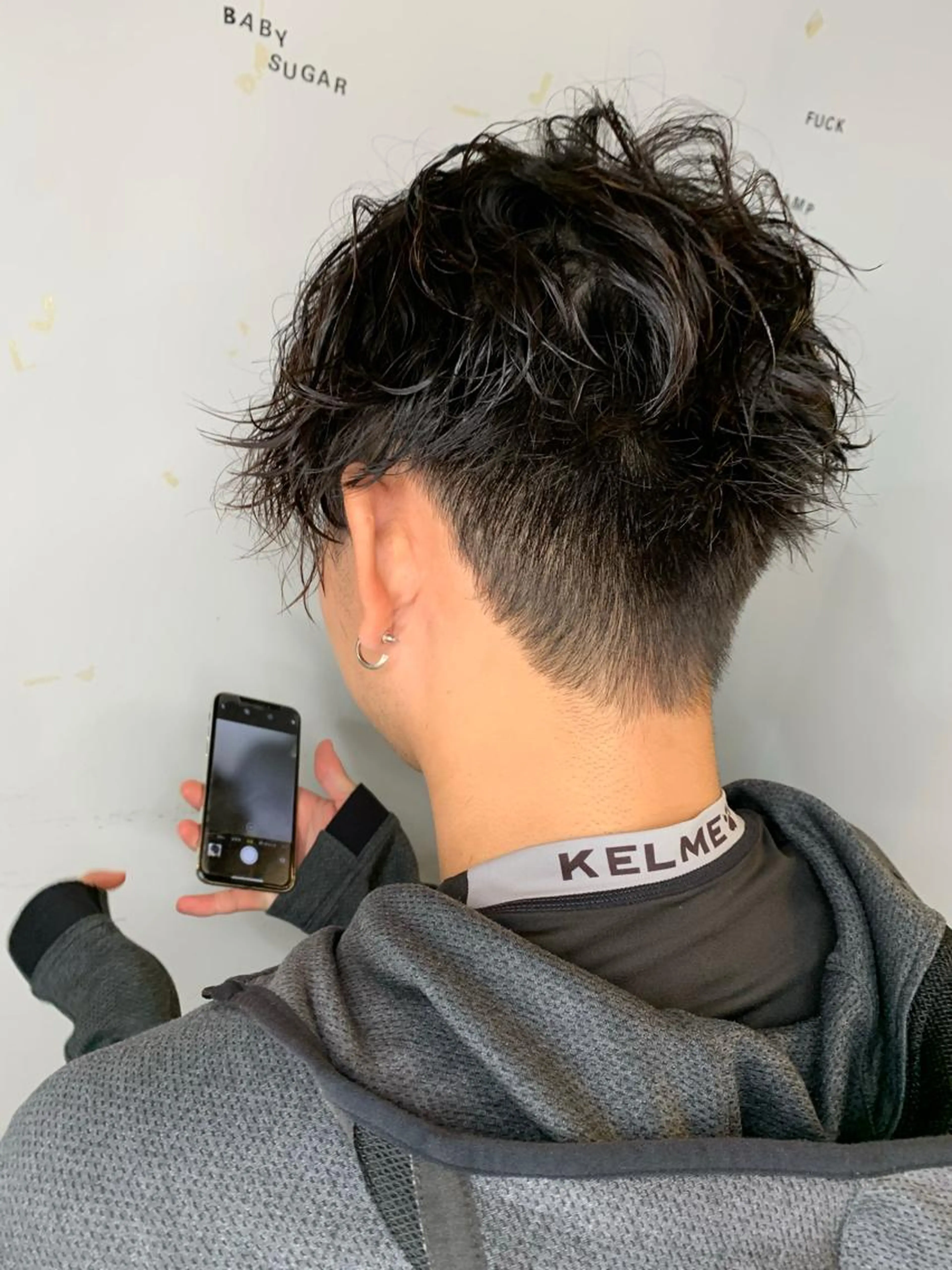 【男性限定】 メンズカット×眉毛カット×10分スパ　¥6500の写真