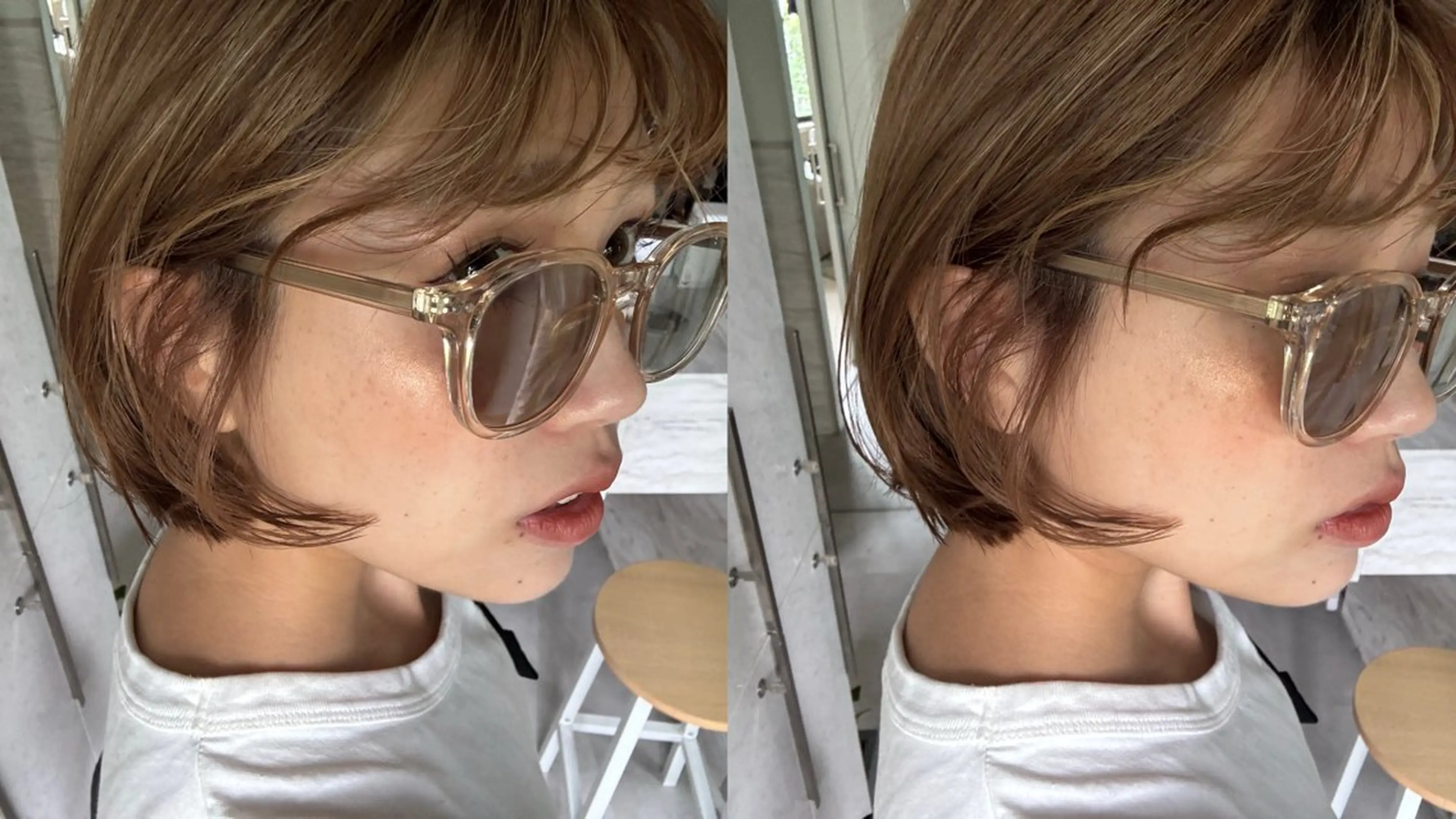 ショート 捺葵 @72tomi__のヘアスタイル