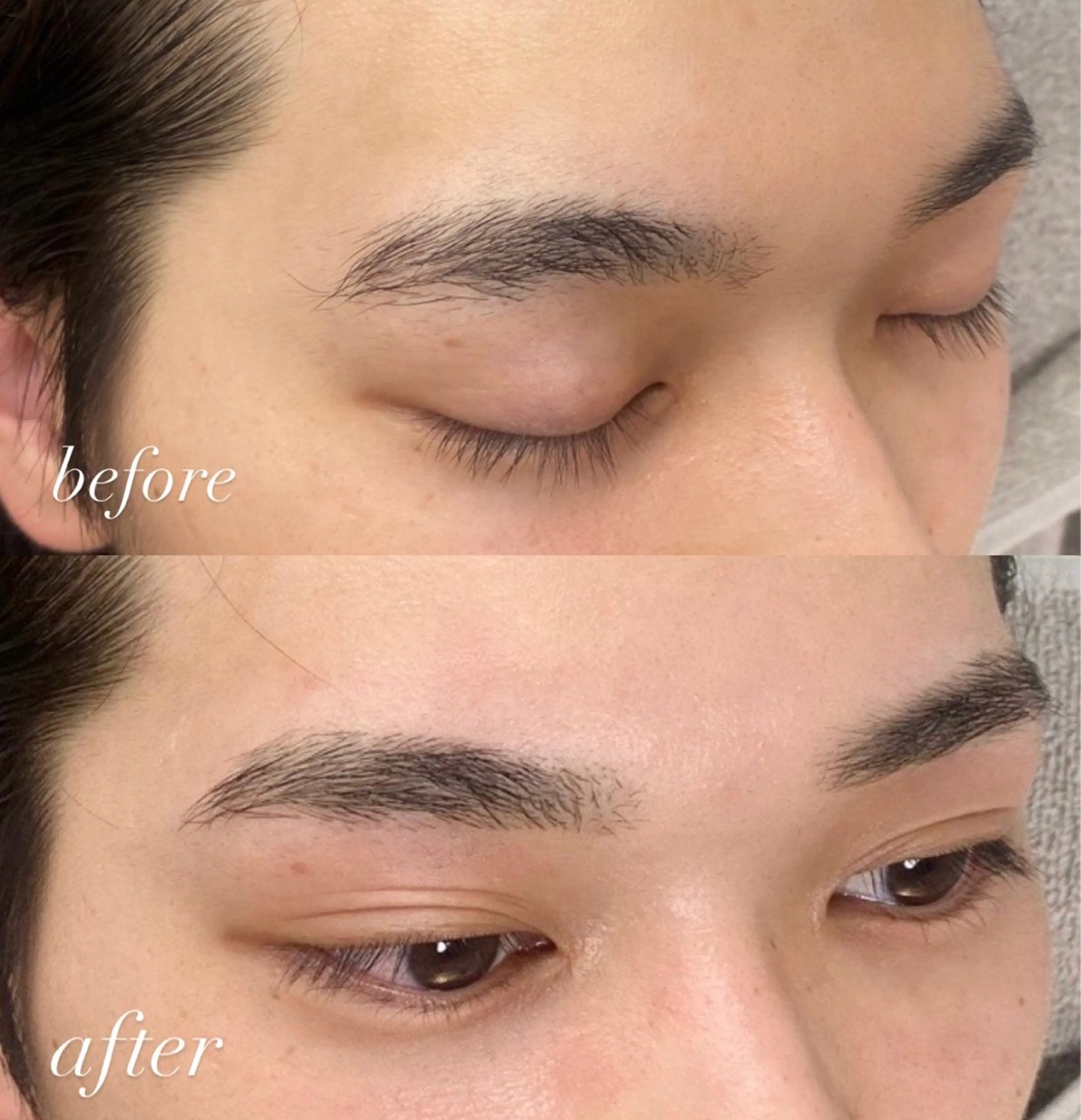 メンズ アイブロウ メンズ韓国風 メンズアイブロウ ワックス脱毛 眉カット その他(アイブロウ) Star Face（スターフェイス）所属・大石 玲奈の眉毛・アイブロウイメージ