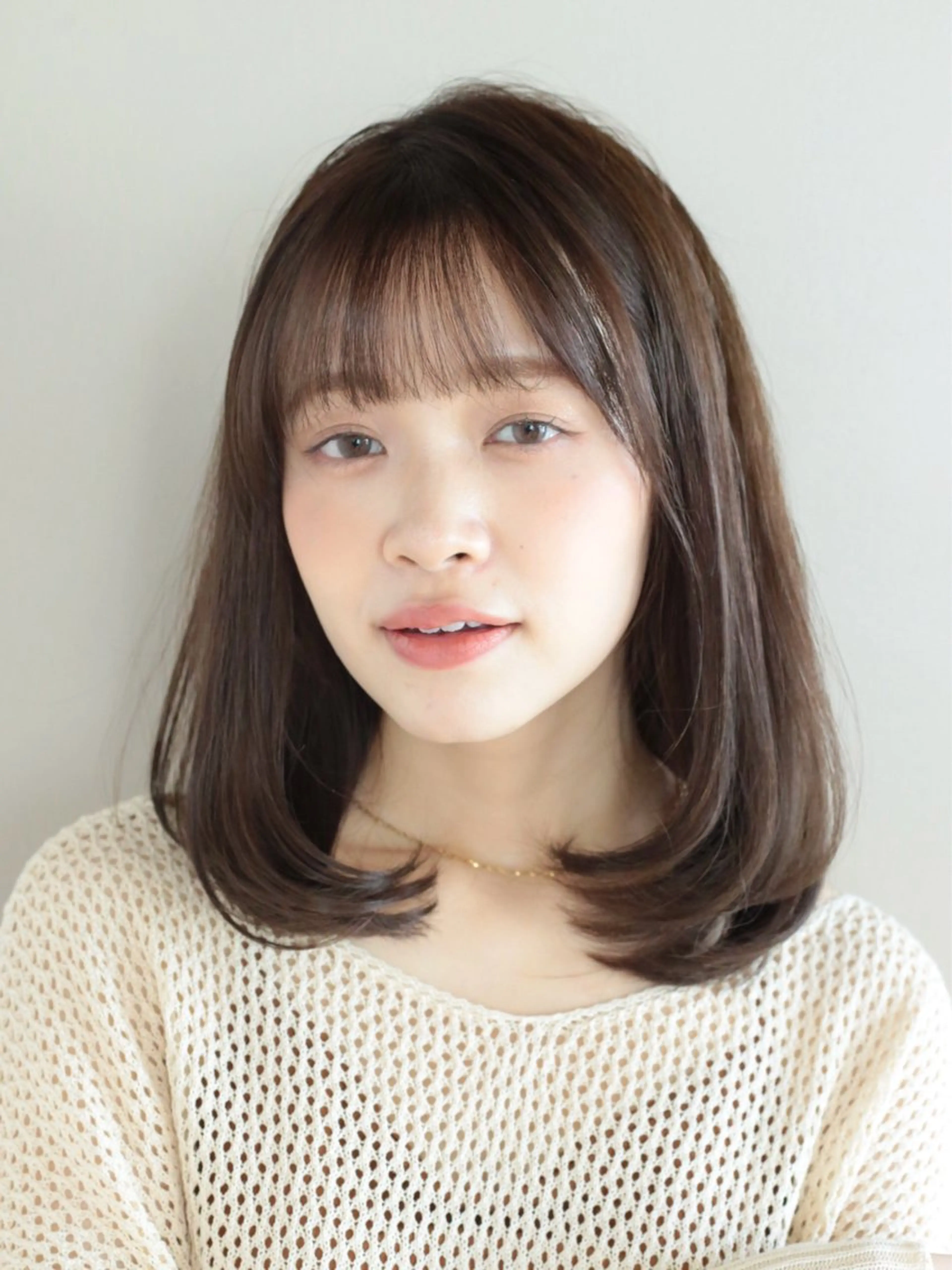セミロング カラー レイヤーカット カット ヘアカラー トリートメント 髙木美緒🌿 レイヤー/アレンジのヘアスタイル