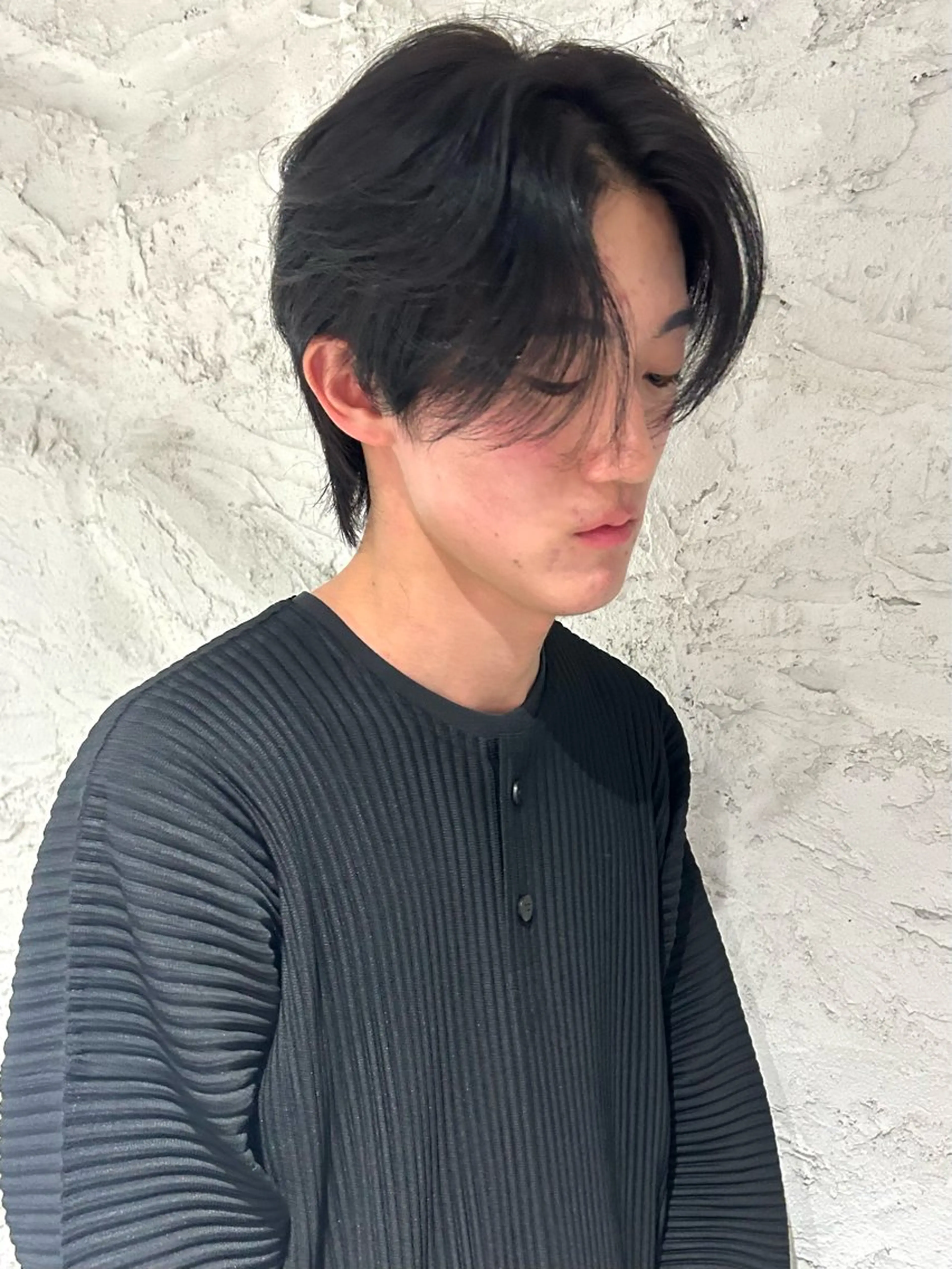 メンズ センターパート メンズ韓国風 マッシュ メンズパーマ 刈り上げ カット ヘッドスパ 船橋/パーマ/メンズ キチ/RITSUのヘアスタイル