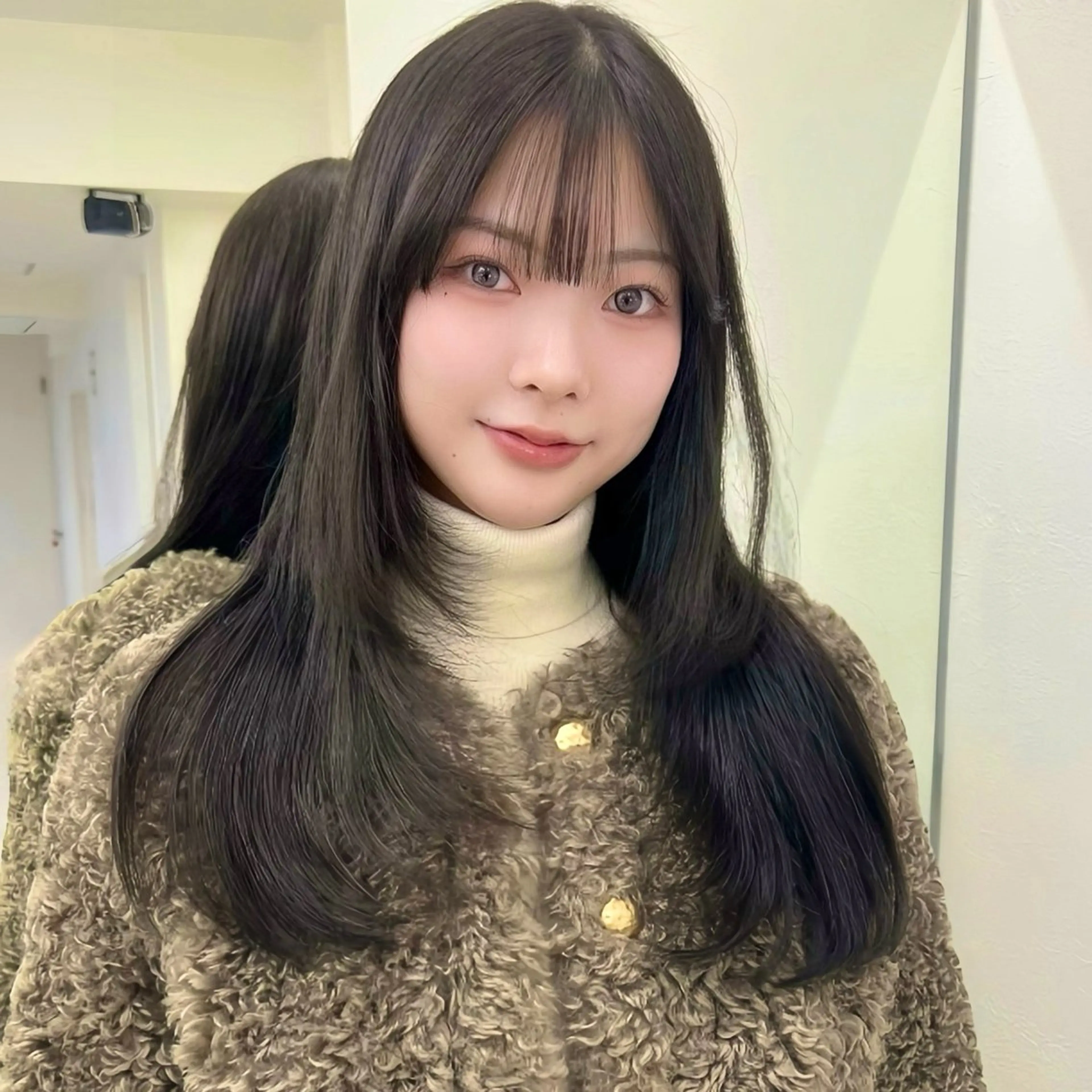 ロング レイヤーカット カット ヘアカラー トリートメント AI TOKYO　S所属・mizuki 【韓国レイヤー】のヘアスタイル