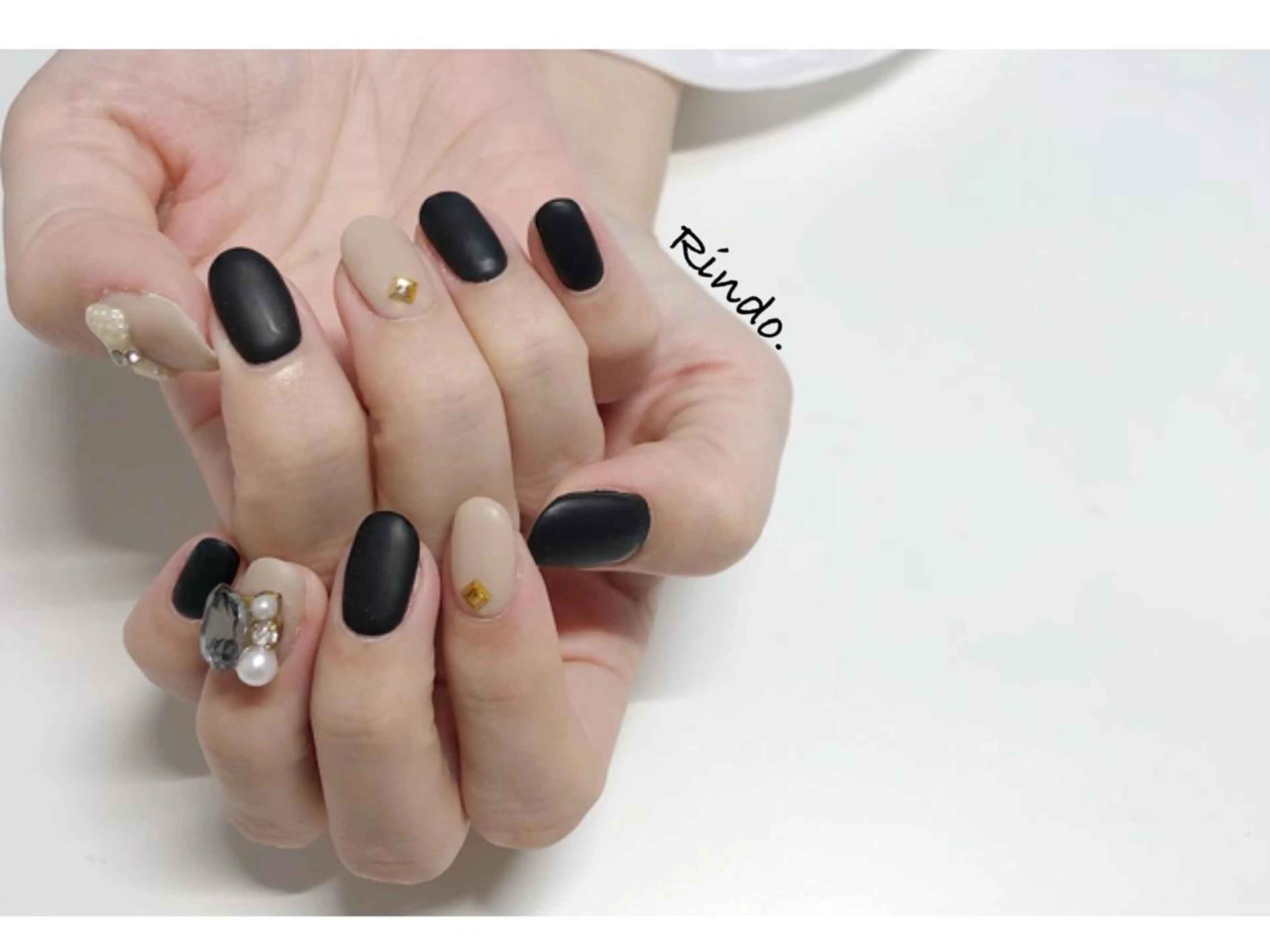 ネイル マットネイル ハンドネイル Rindo.ネイル ♡耳つぼジュエリーのその他イメージ