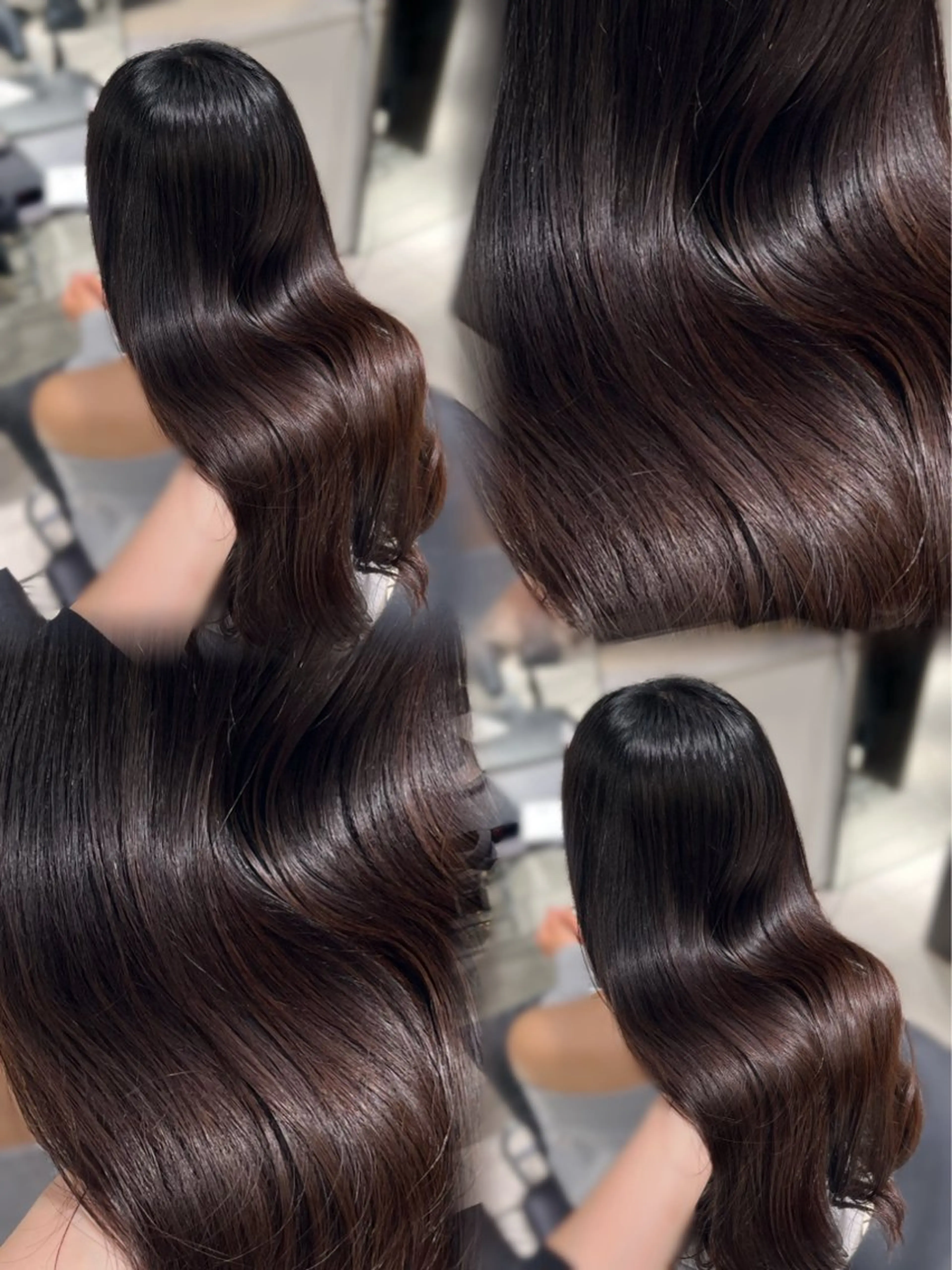 ロング ヘアカラー トリートメント レイヤー×艶髪🤎. 𝜗𝜚hitomiのヘアスタイル