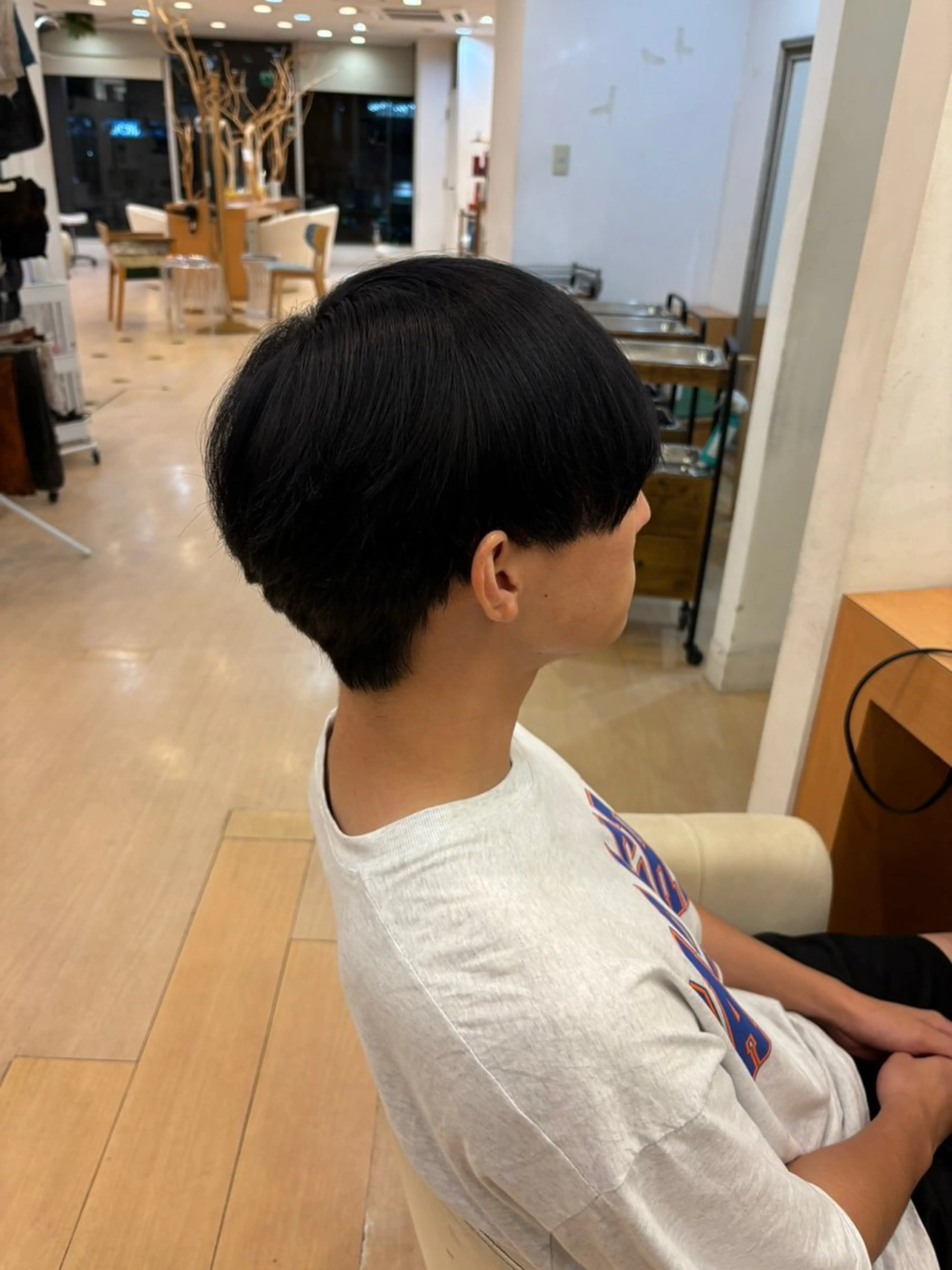 ショート カラー 堀合駿輔 パーマ /ショート/レイヤーのヘアスタイル