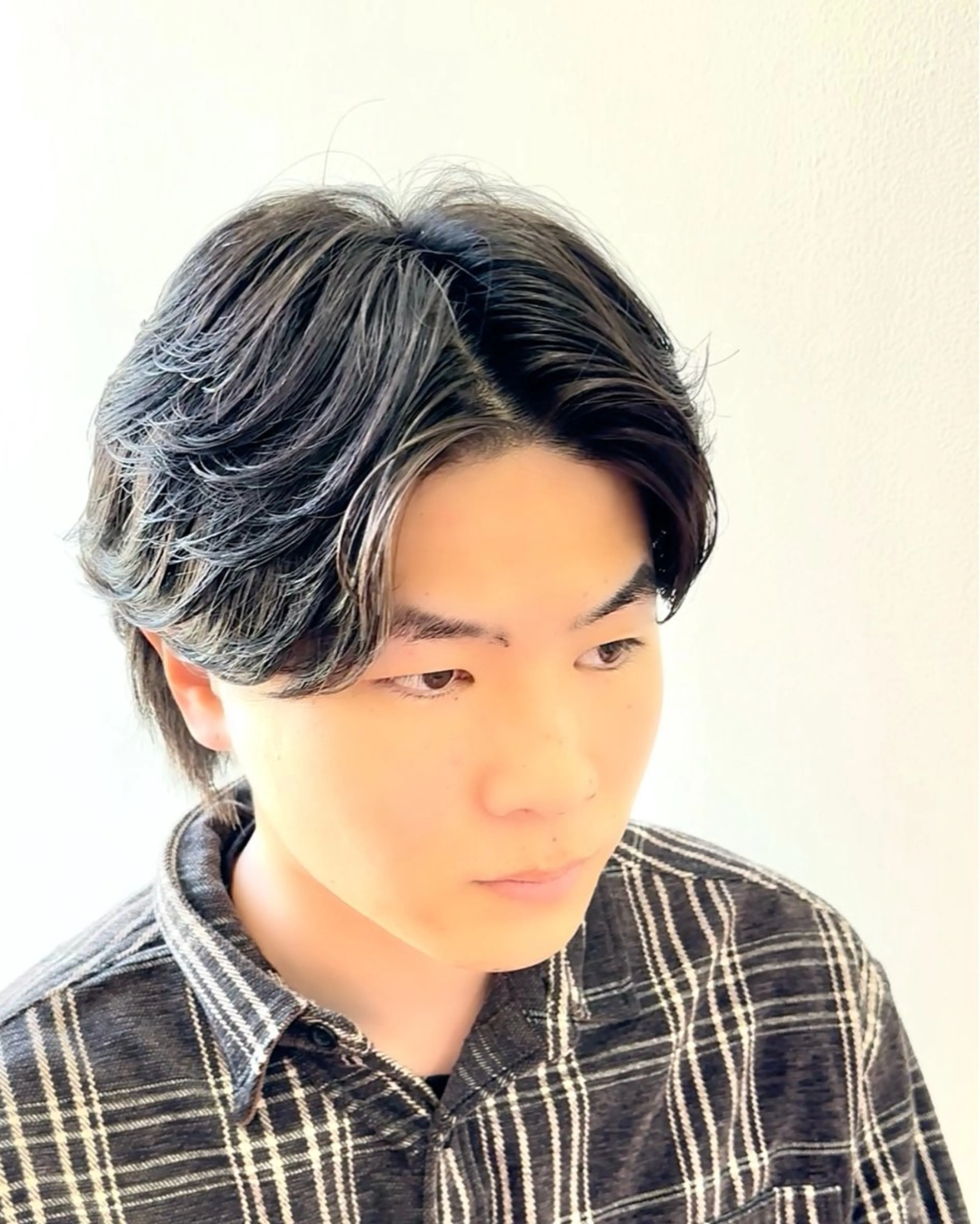 パーマ メンズ センターパート メンズパーマ ニュアンスパーマ カット パーマ トリートメント ☆★メンズ特化★☆ 川地由麿のヘアスタイル