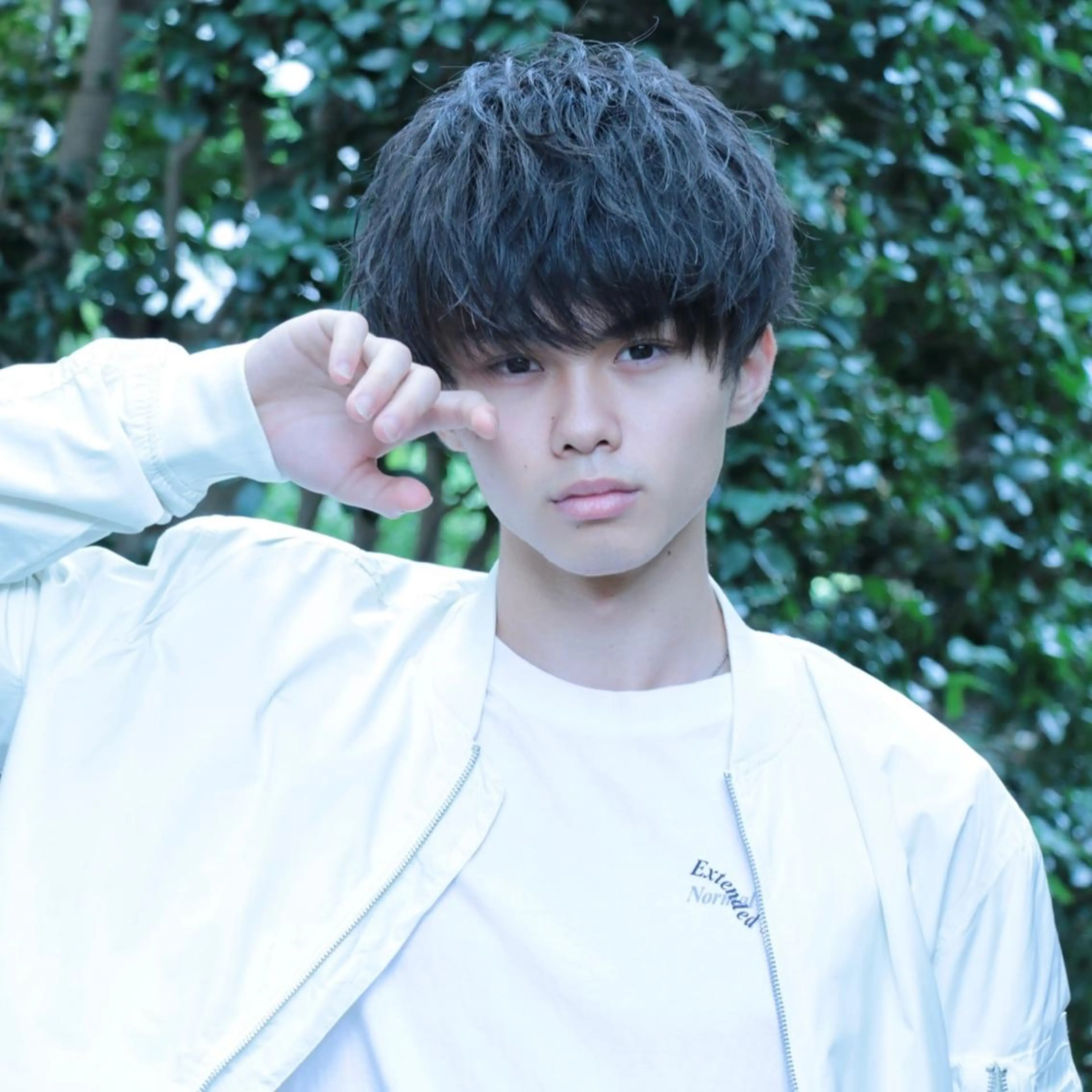 ショート パーマ ヘアアレンジ メンズ メンズパーマ 飯塚 想のヘアスタイル