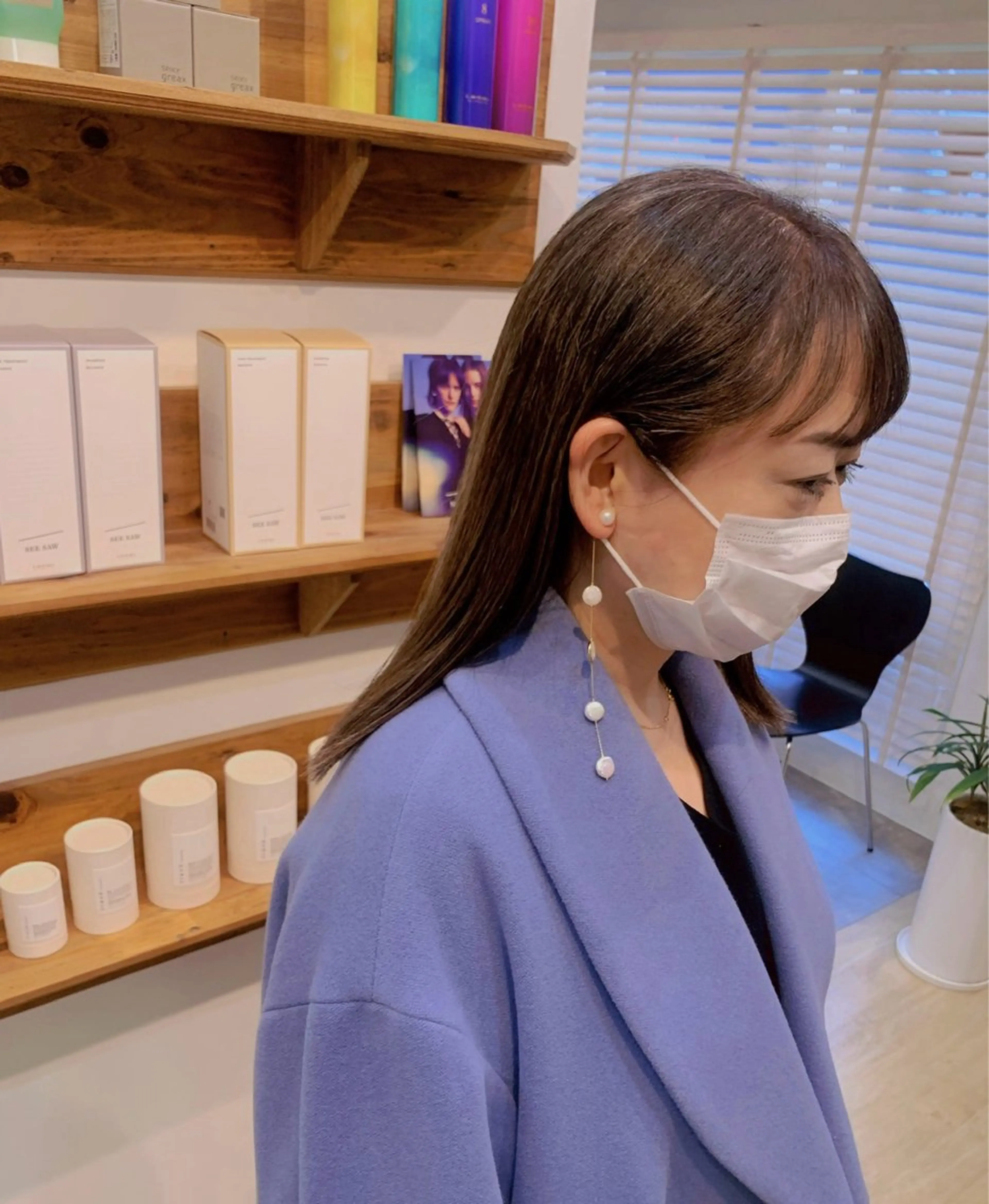 カラー 竹村 恵功代のヘアスタイル