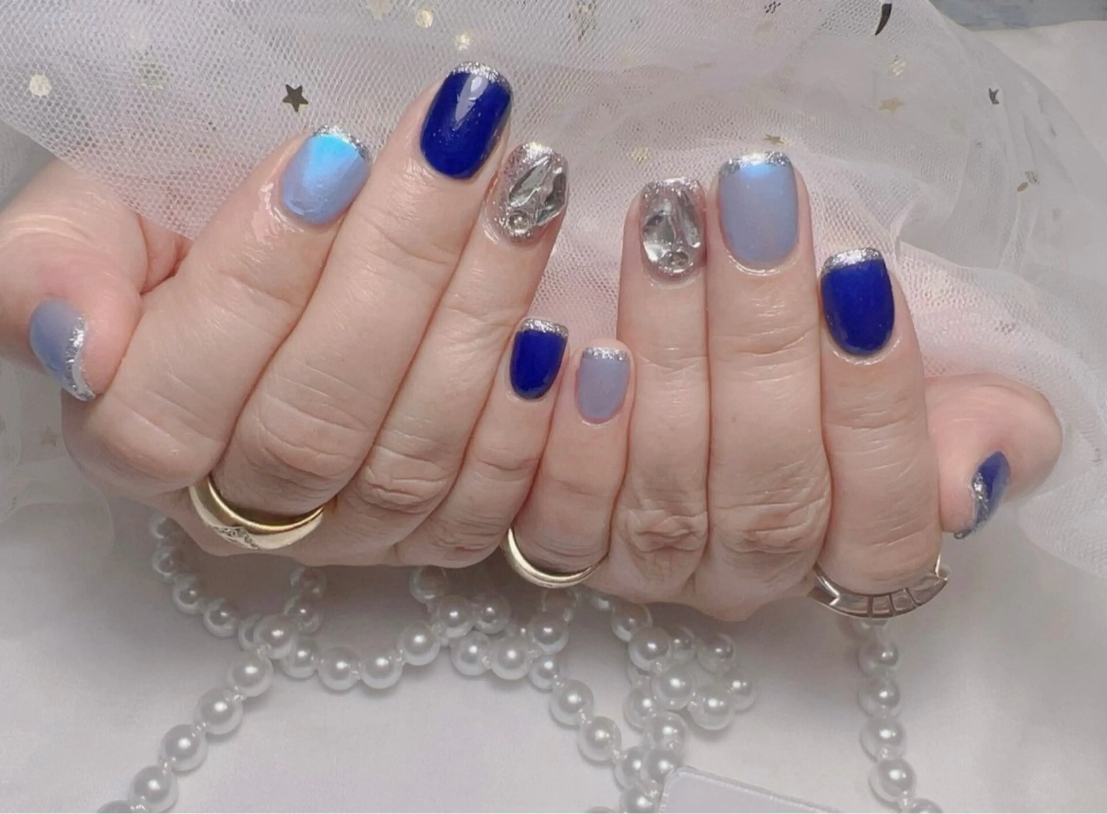 ネイル アートネイル フレンチネイル ジェルネイル グラデーション 韓国ネイル 村中 ハナのネイルデザイン