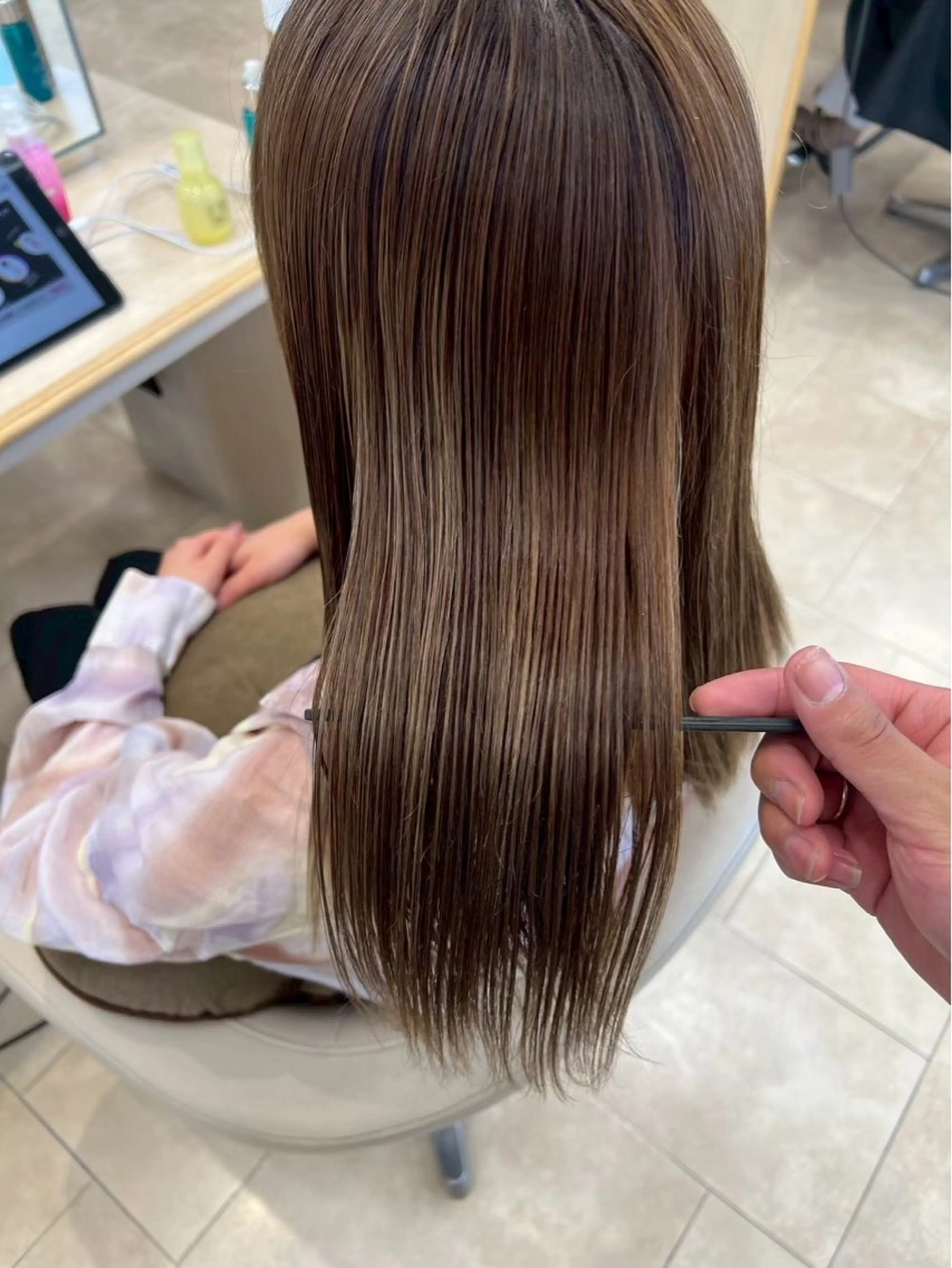 【大人気】最高級✨艶髪ケアカラー🫧 ͛.*の写真