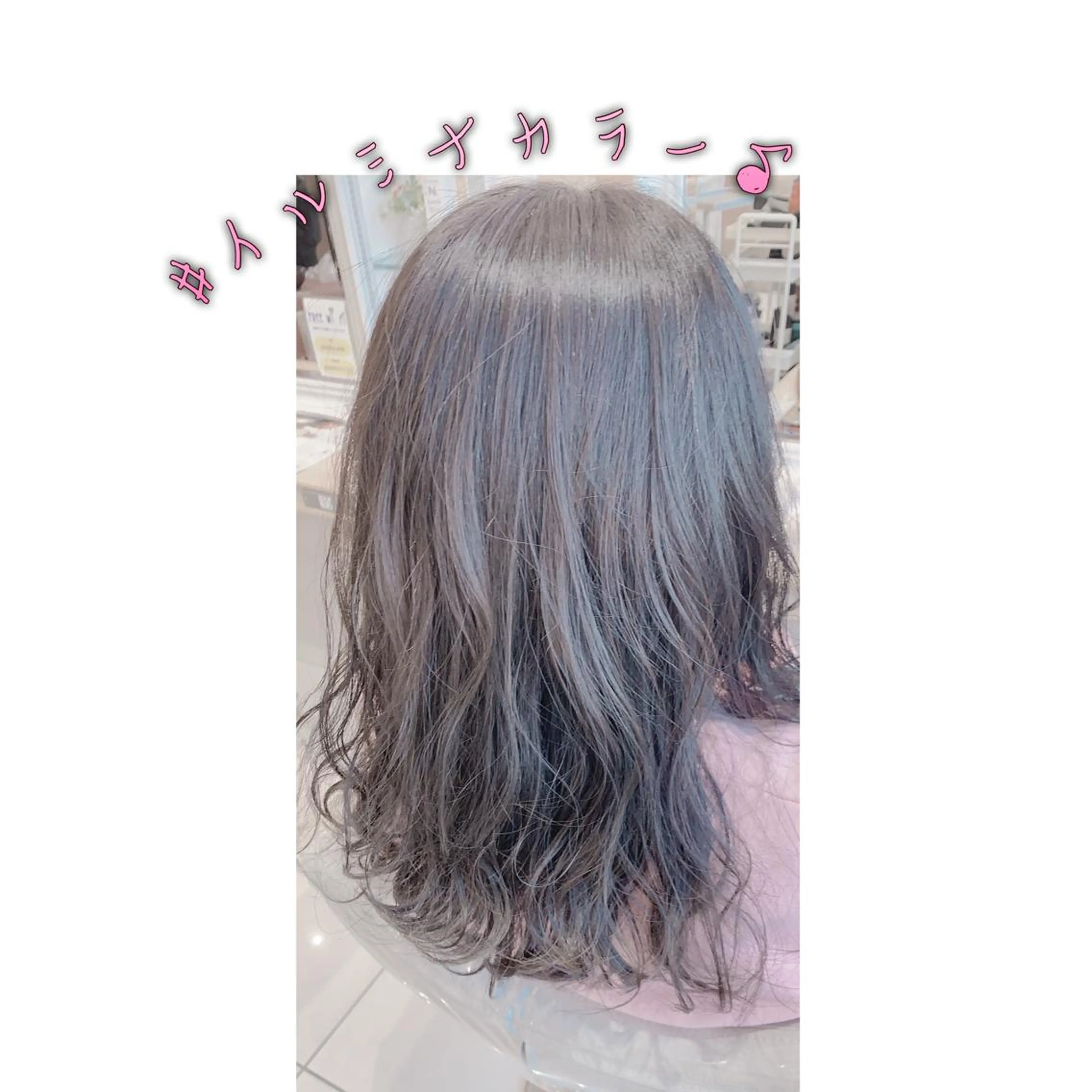 ミディアム カラー 鈴木 華枝のヘアスタイル