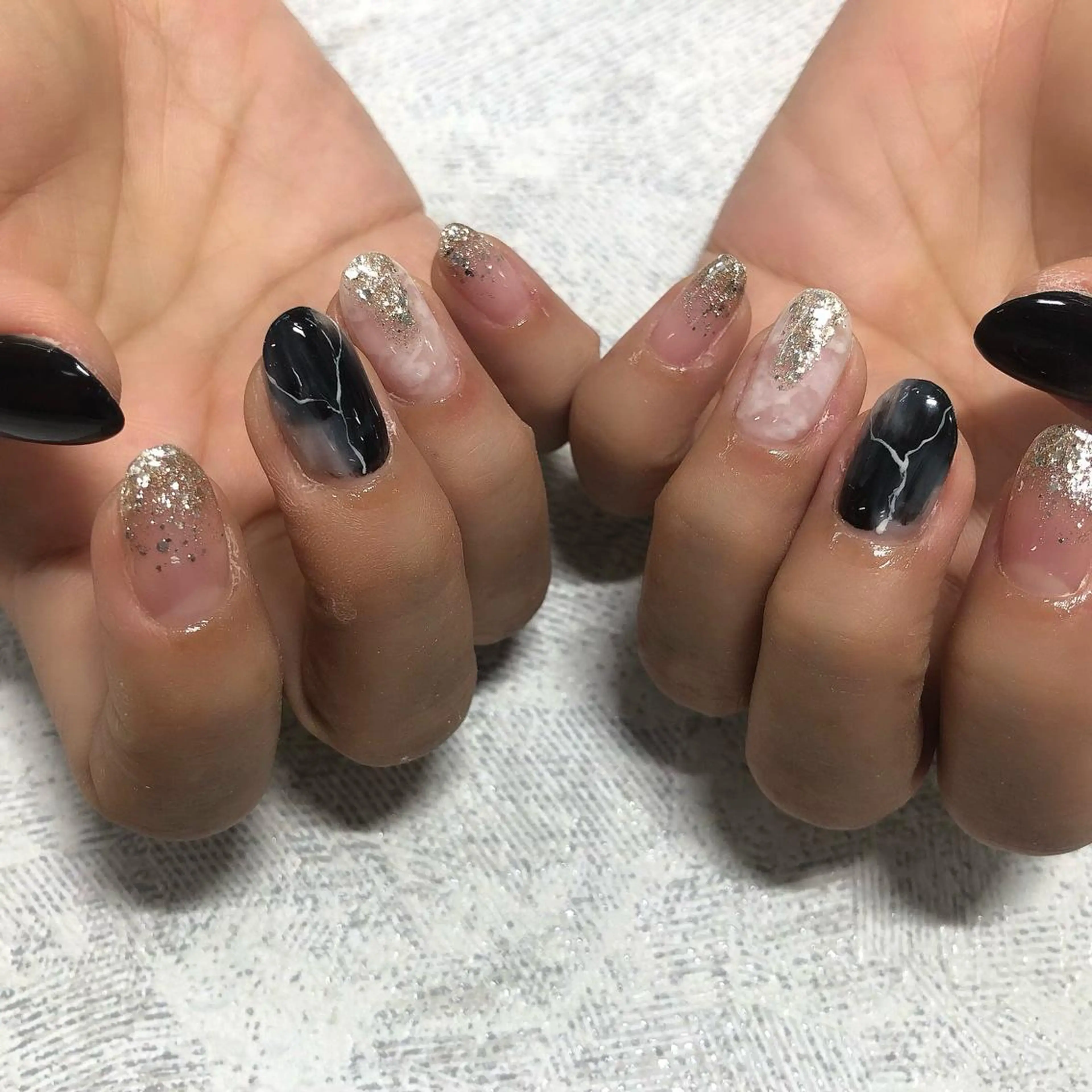 ネイル 持ち込み ニュアンスネイル ハンドネイル 【Yappy🌈】 💖P-tanaのネイルデザイン