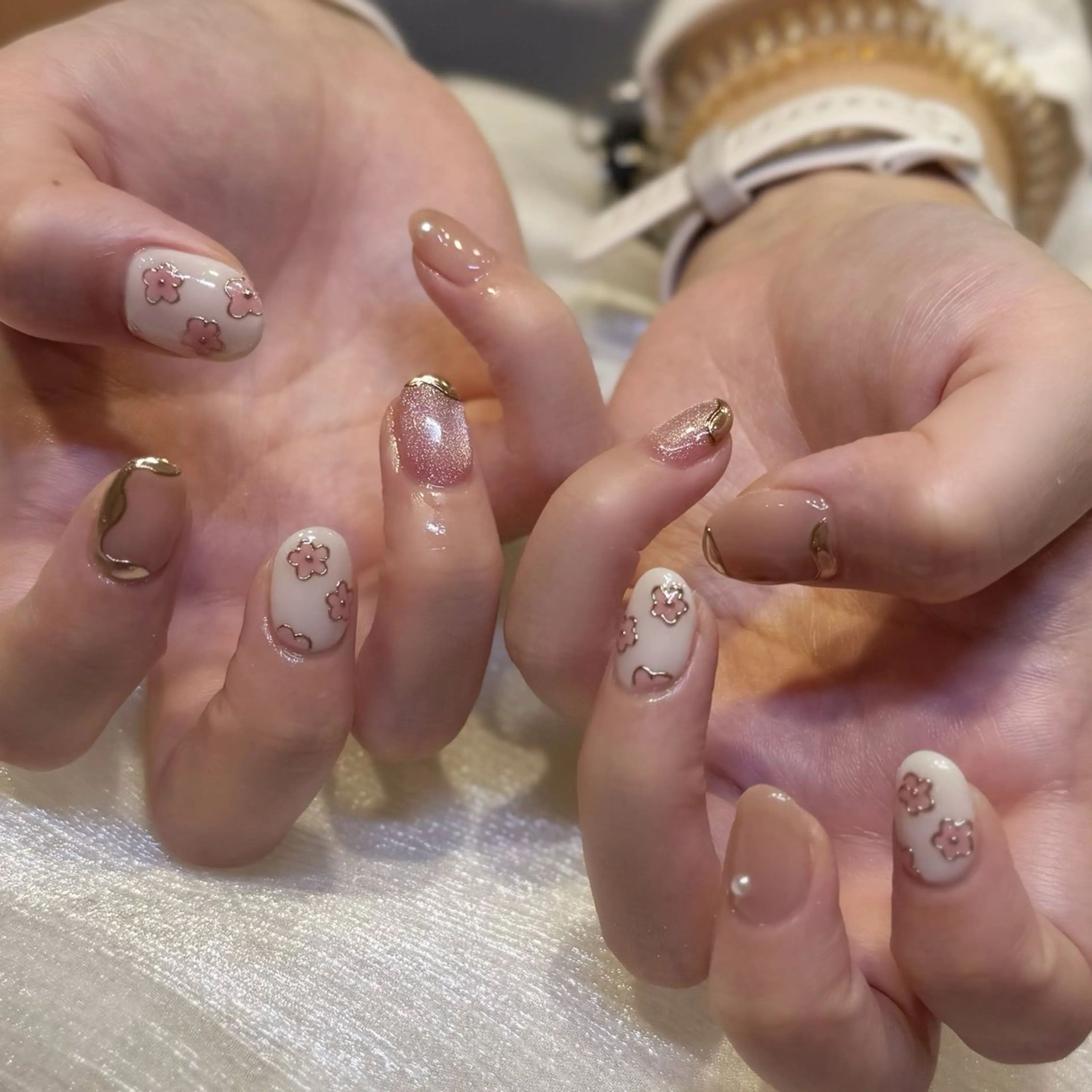 ネイル ハンドネイル 新井 ひなののネイルデザイン