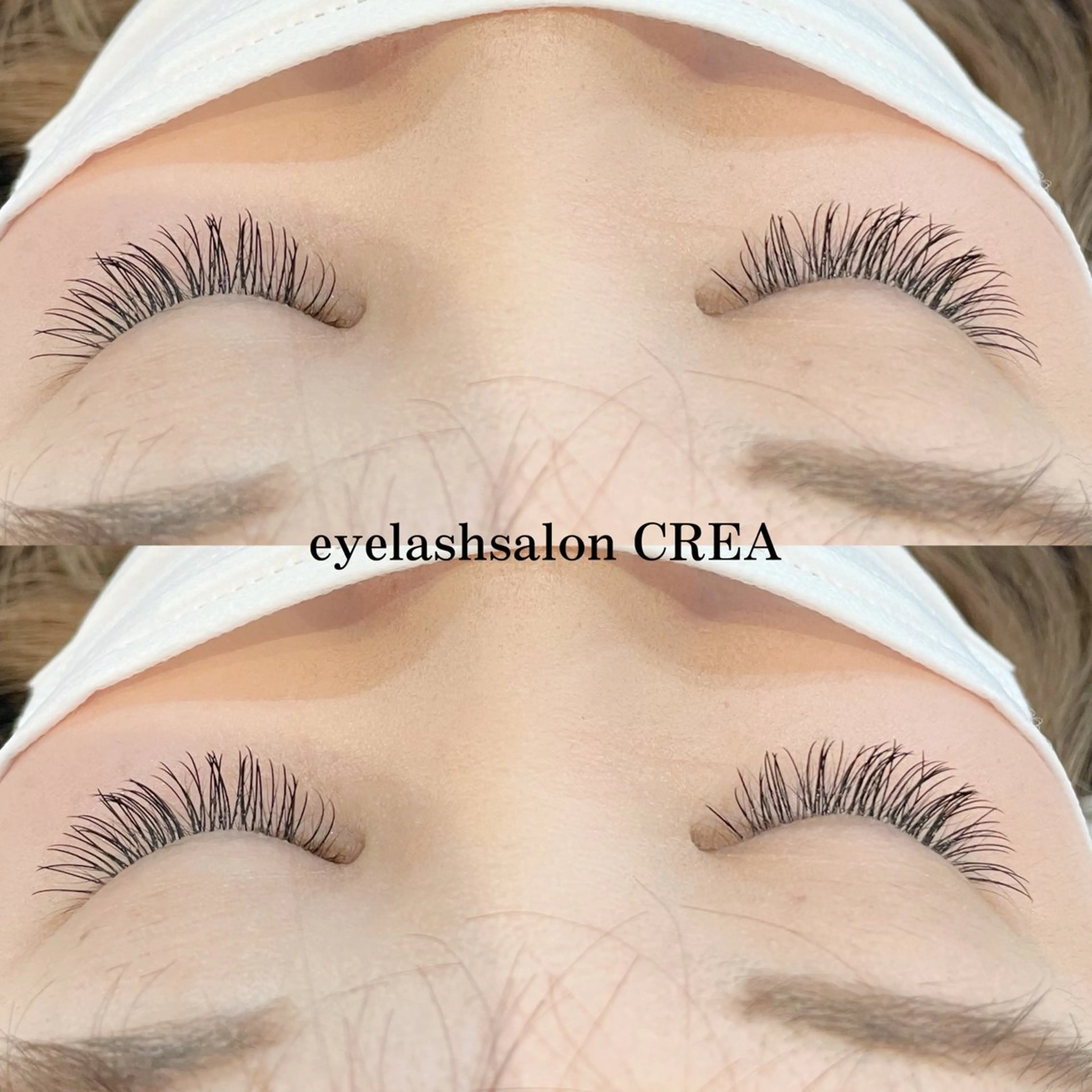 マツエク・マツパ フラットラッシュ ナチュラル eyelashsalon CREA所属・CREA 石倉 愛莉のマツエク・マツパデザイン