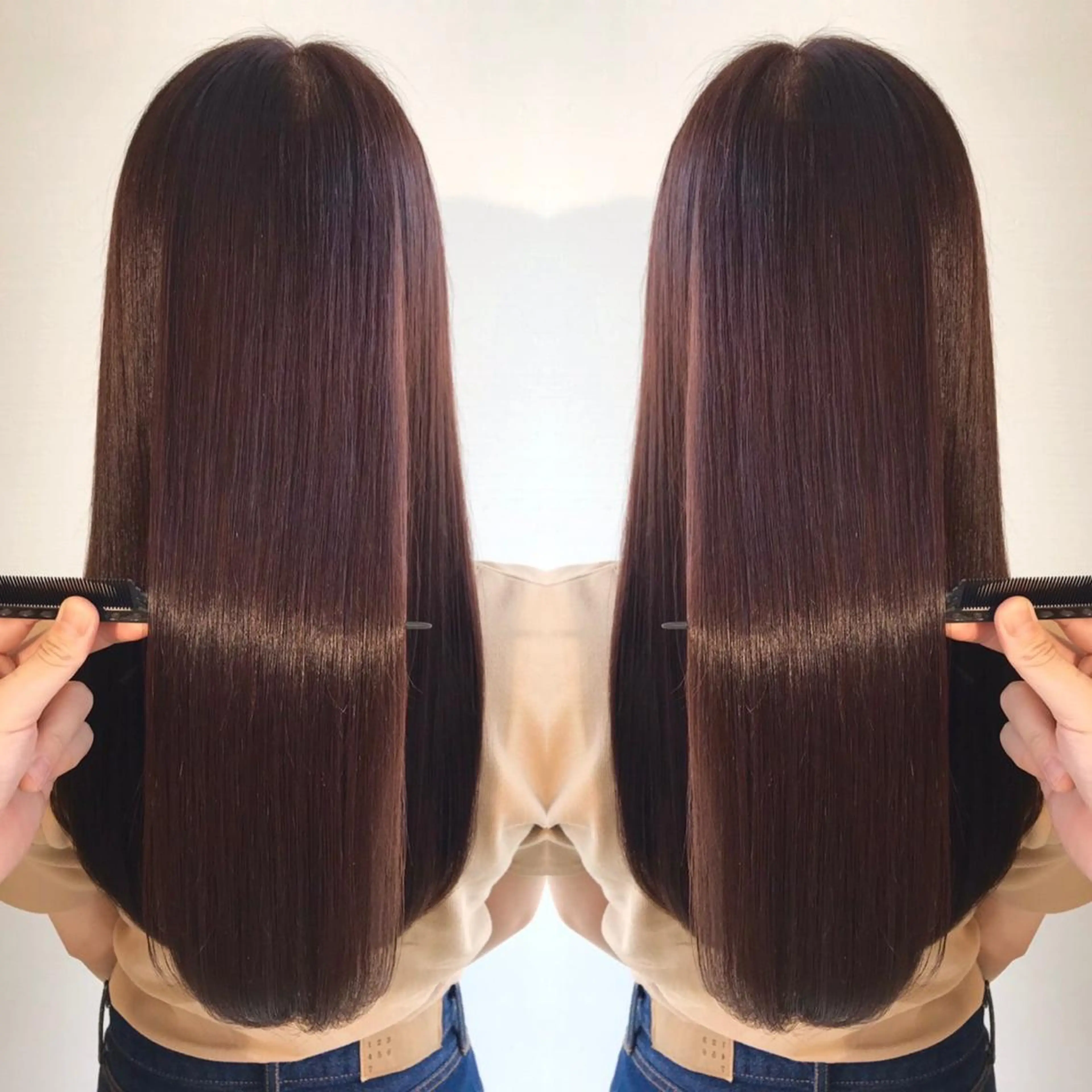 1番人気🔓(セット割プラン)ケアカラー＆「#髪質改善」高濃度水素ウルトワトリートメント＆保湿トリートメントの写真