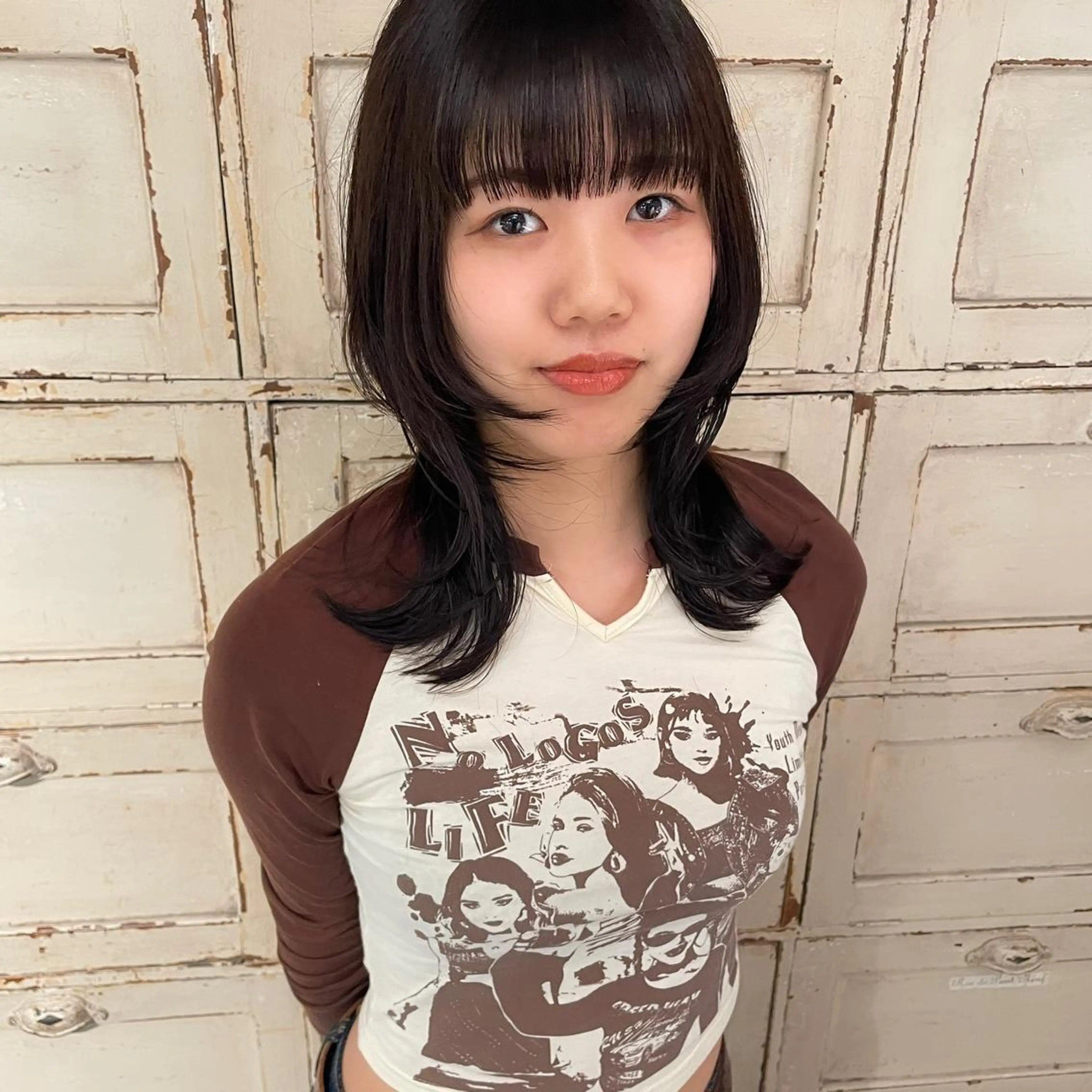 セミロング RorriM natsuのヘアスタイル