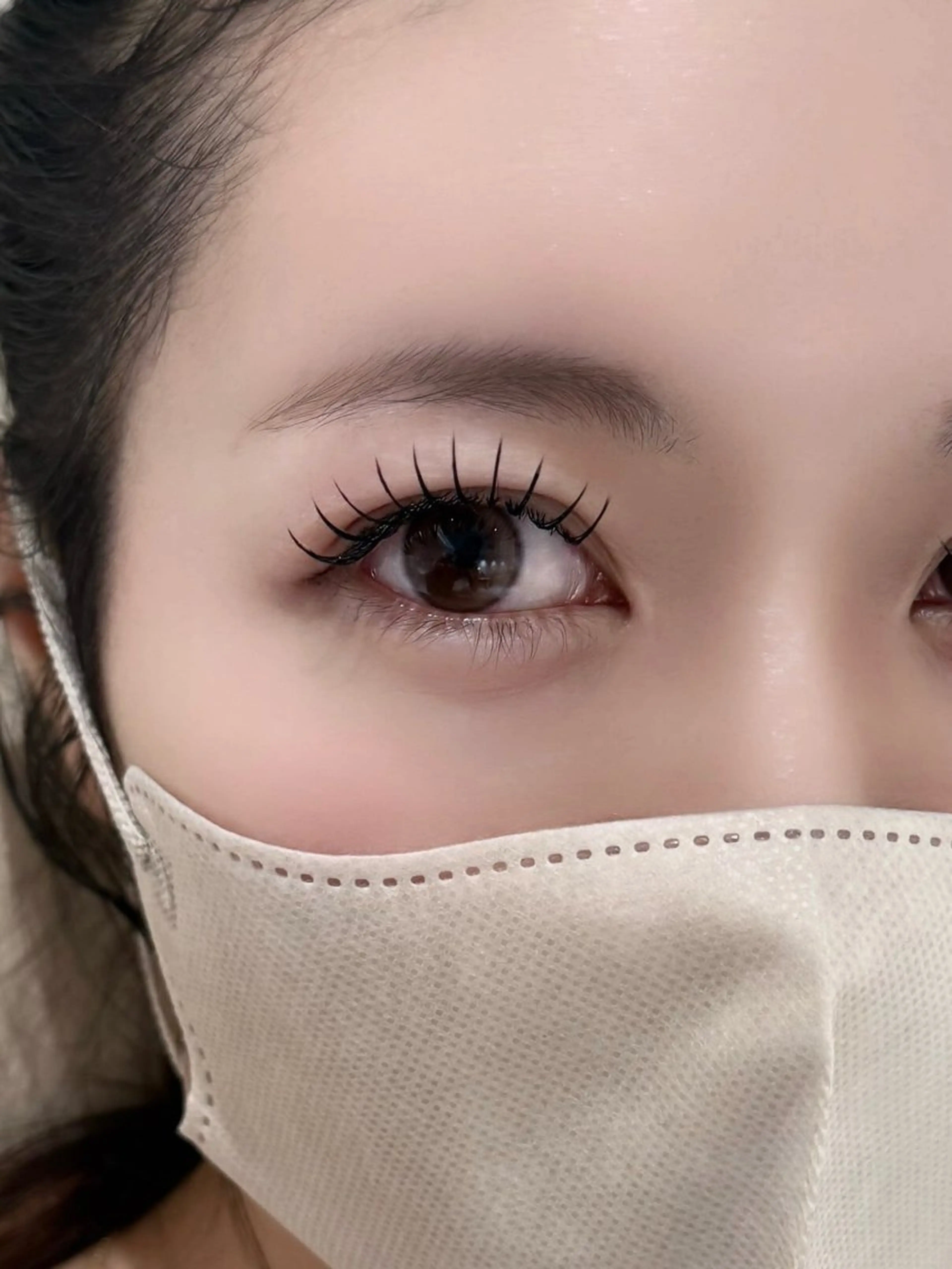 【マツエク】🎀フラットラッシュ120本🎀 コーティング仕上げ🪄 (現金のみ)の写真