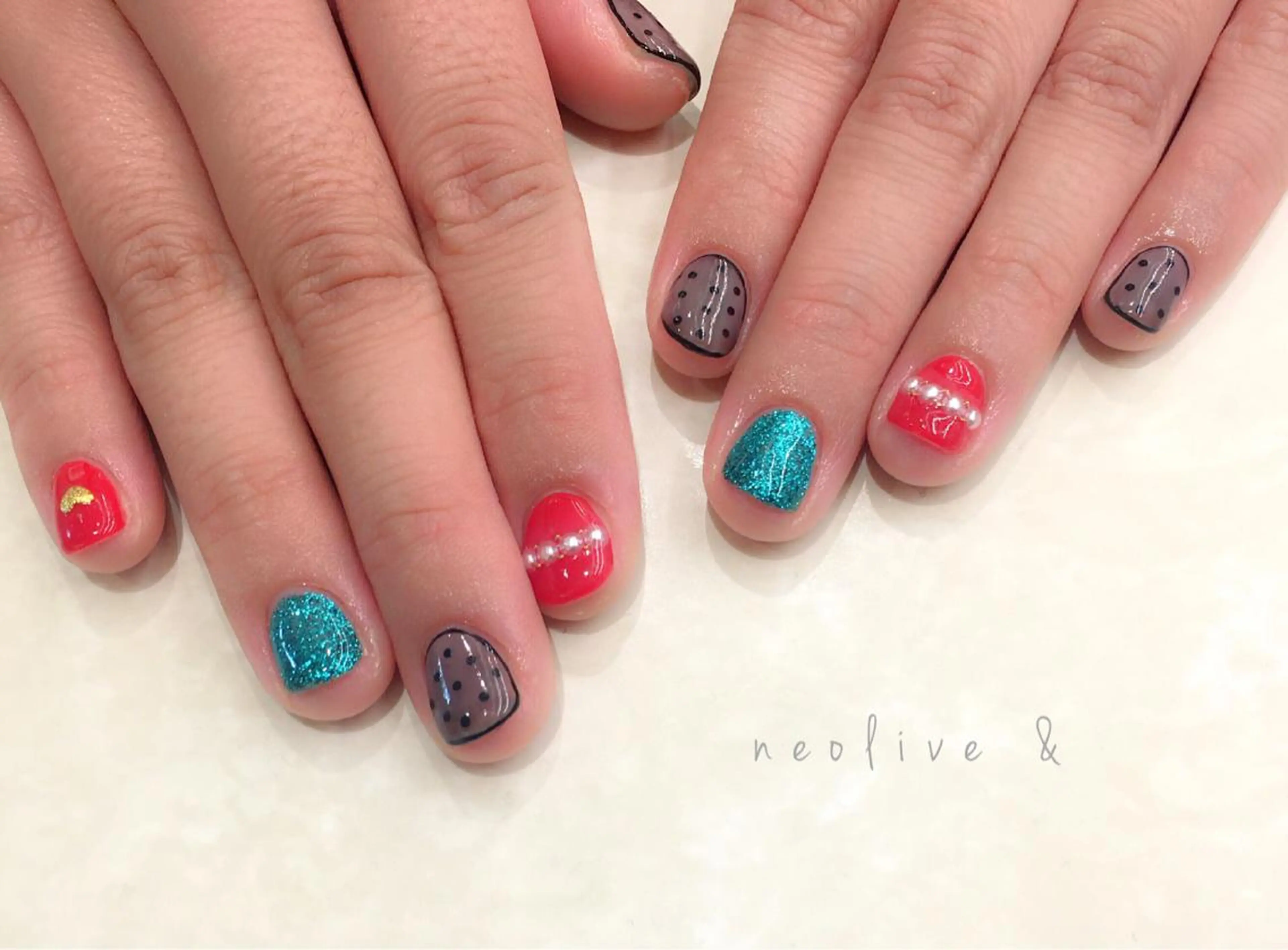 ネイル 冬ネイル クリスマス Yuriko Omi パラジェル/渋谷のネイルデザイン