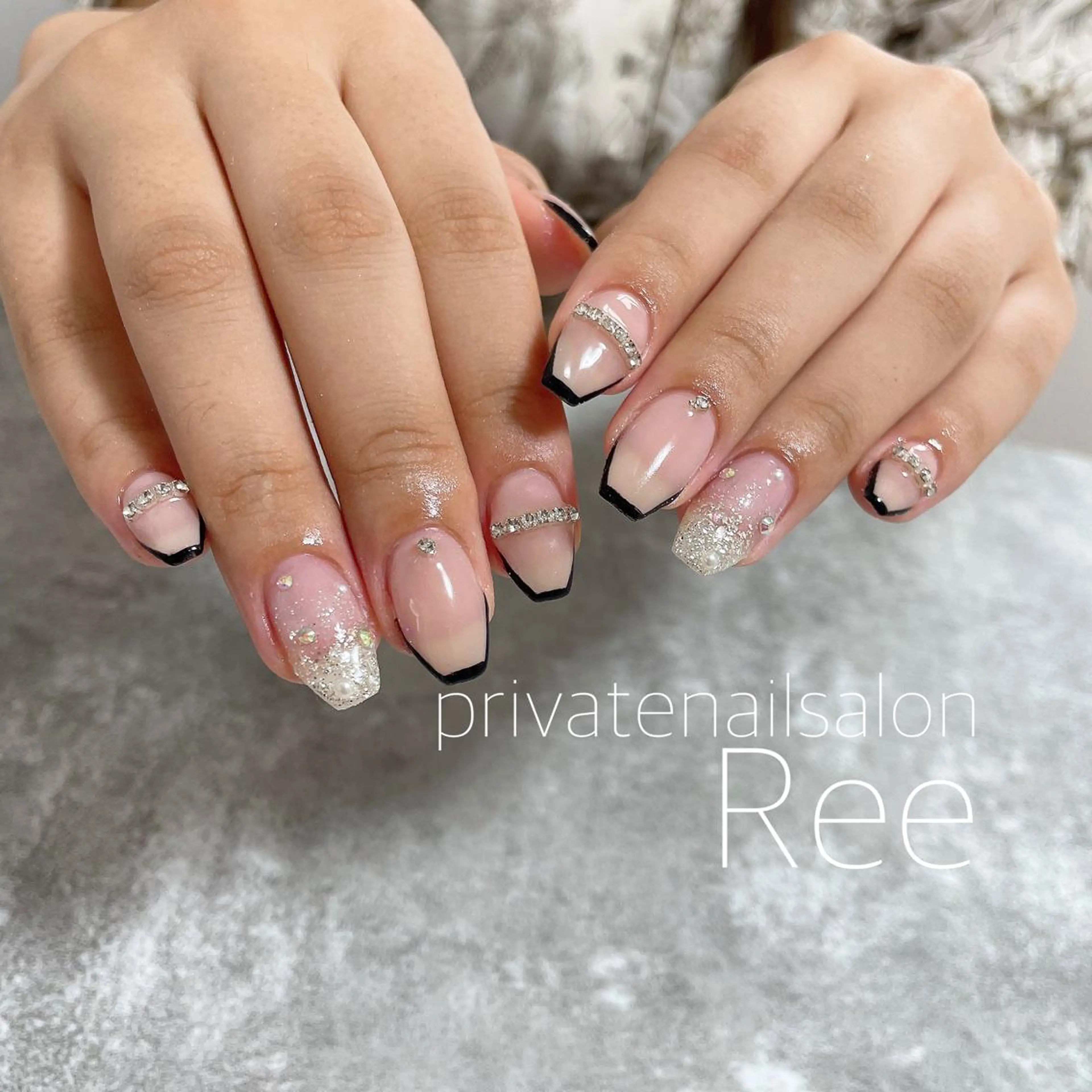 ネイル 知花 梨花のネイルデザイン