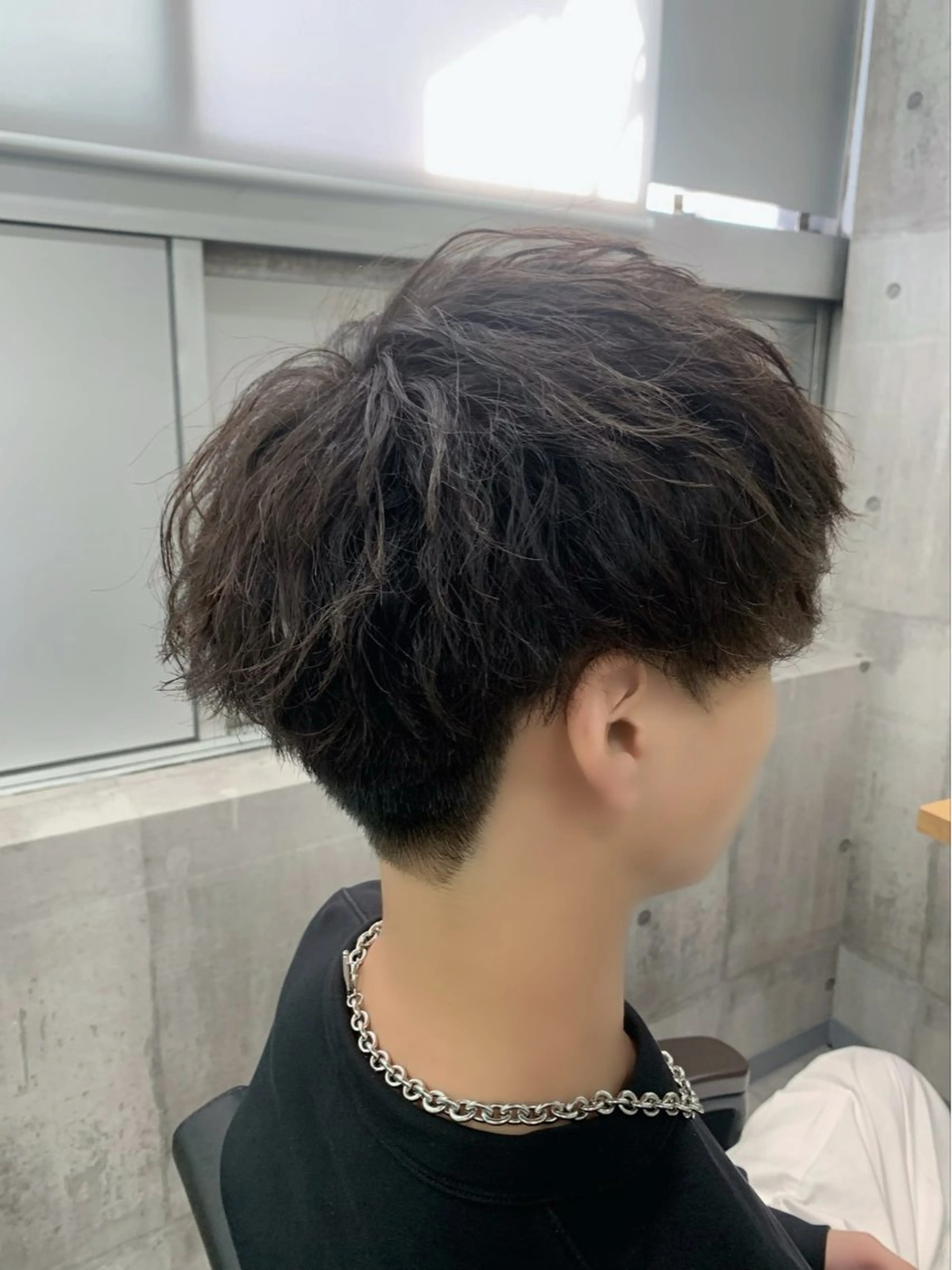 ショート パーマ メンズ カット パーマ トリートメント La fith hair bath ラフィスヘアーバース所属・御坂 (ミサカ)のヘアスタイル