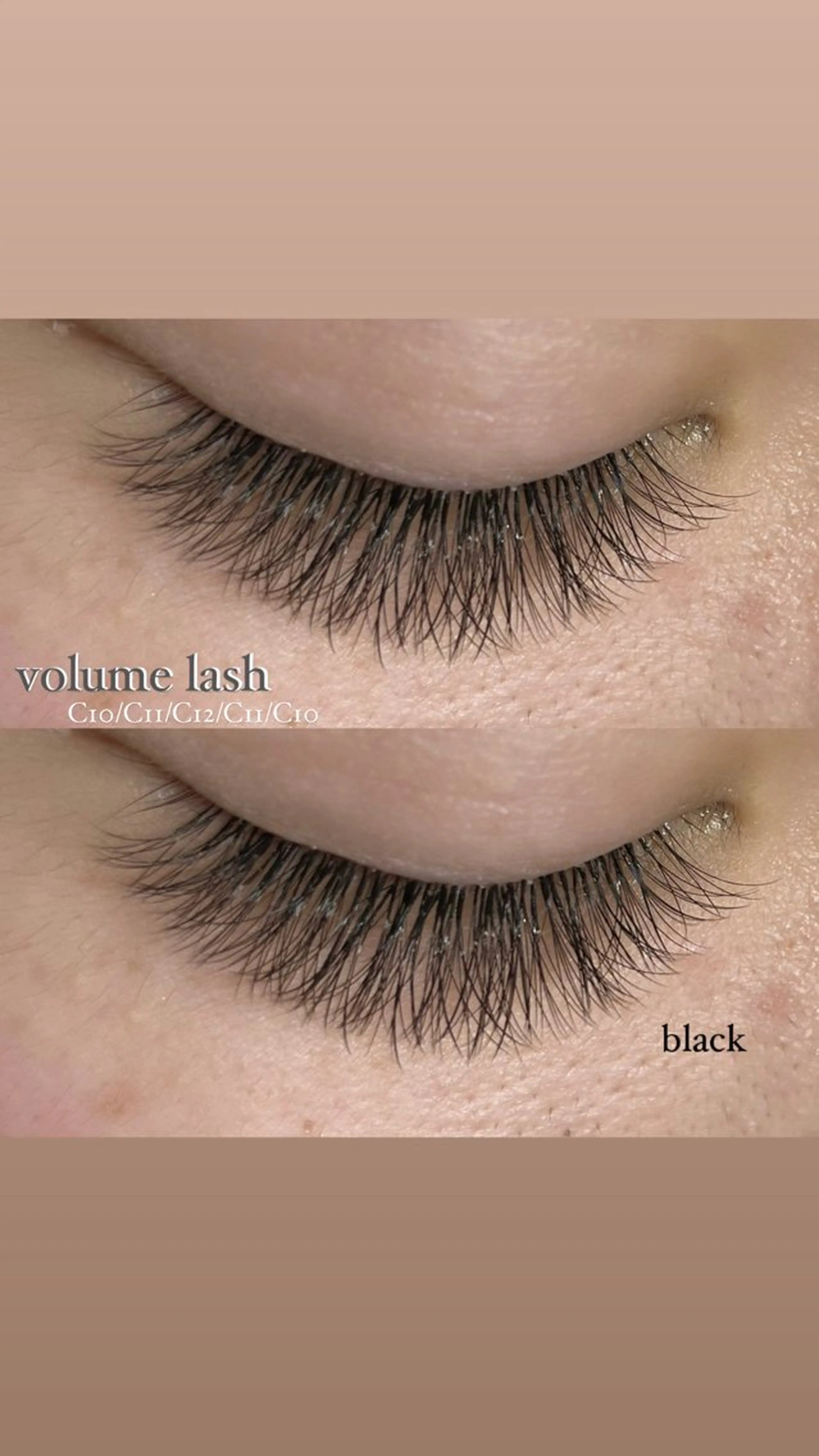 マツエク・マツパ ボリュームラッシュ Veil ayakaのマツエク・マツパデザイン