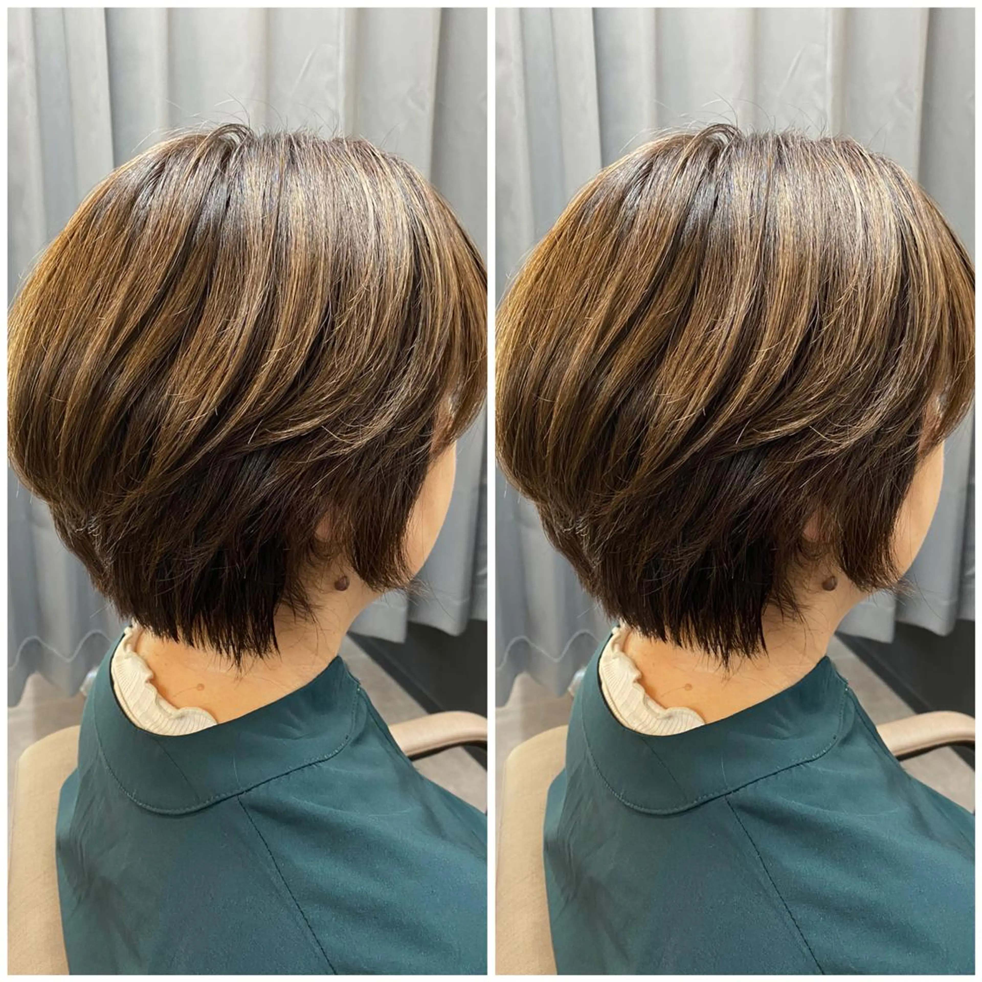 ショート カット ヘアカラー トリートメント TELA HAIRのヘアスタイル