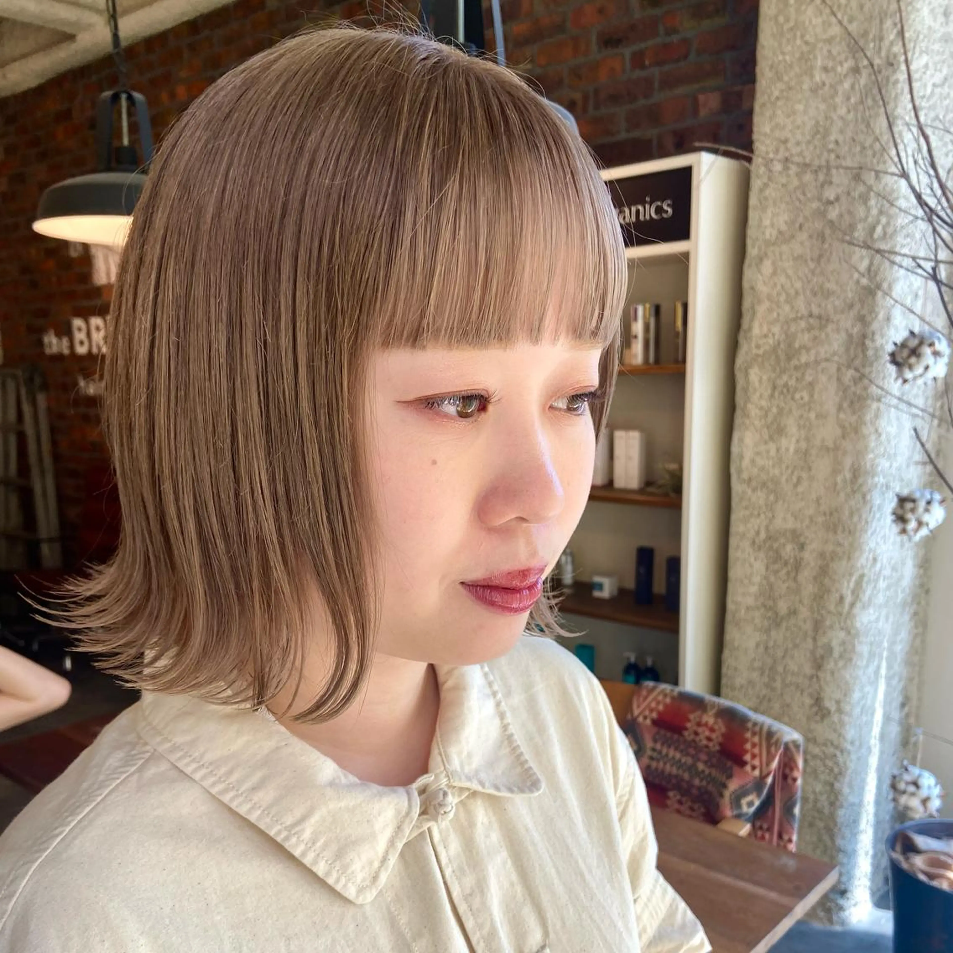 ショート カラー benji名駅店所属・透け感カラー/ momo🦕🌱のヘアスタイル