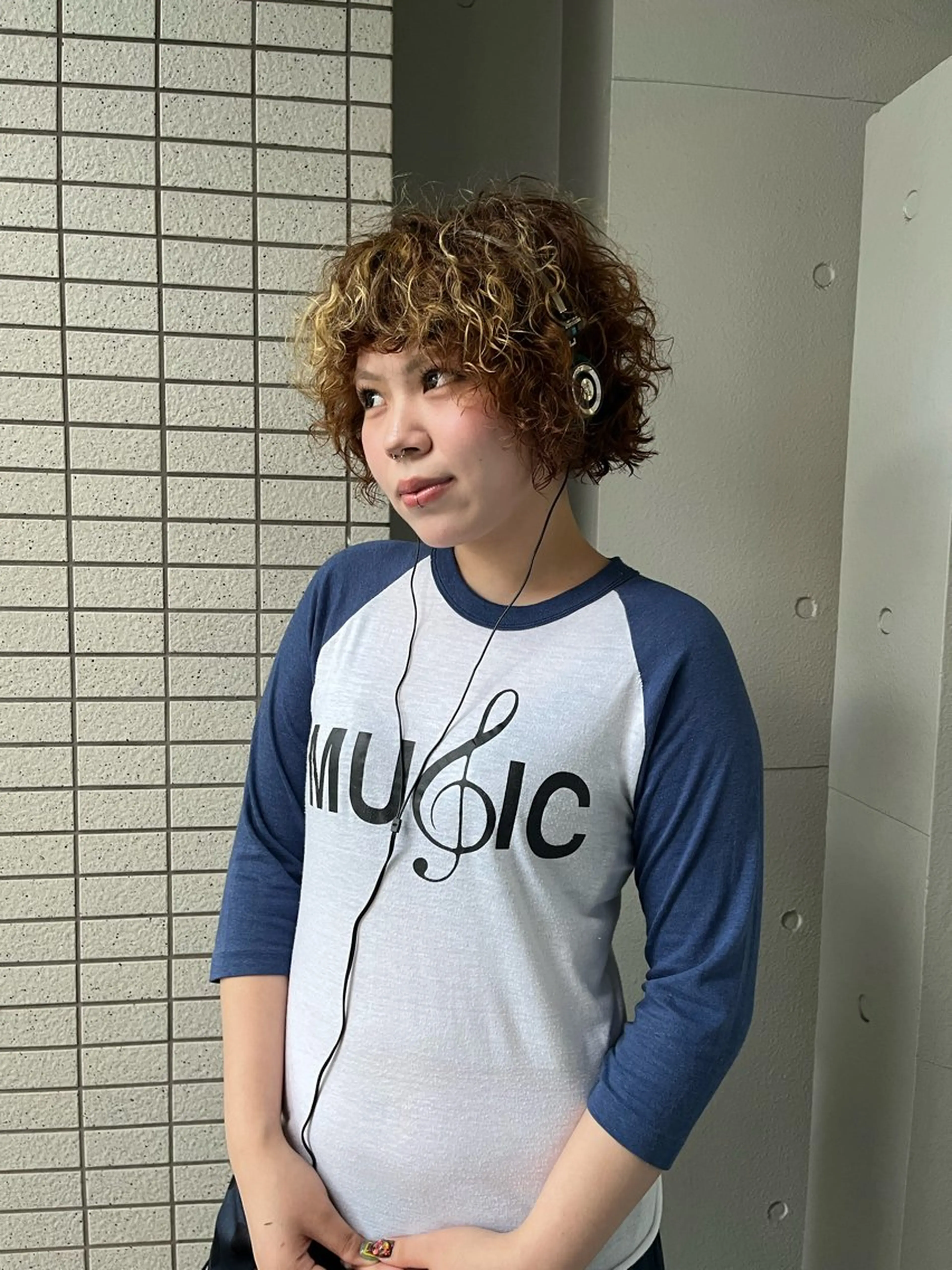 スパイラルパーマ＋カット＋トリートメント肩上の写真