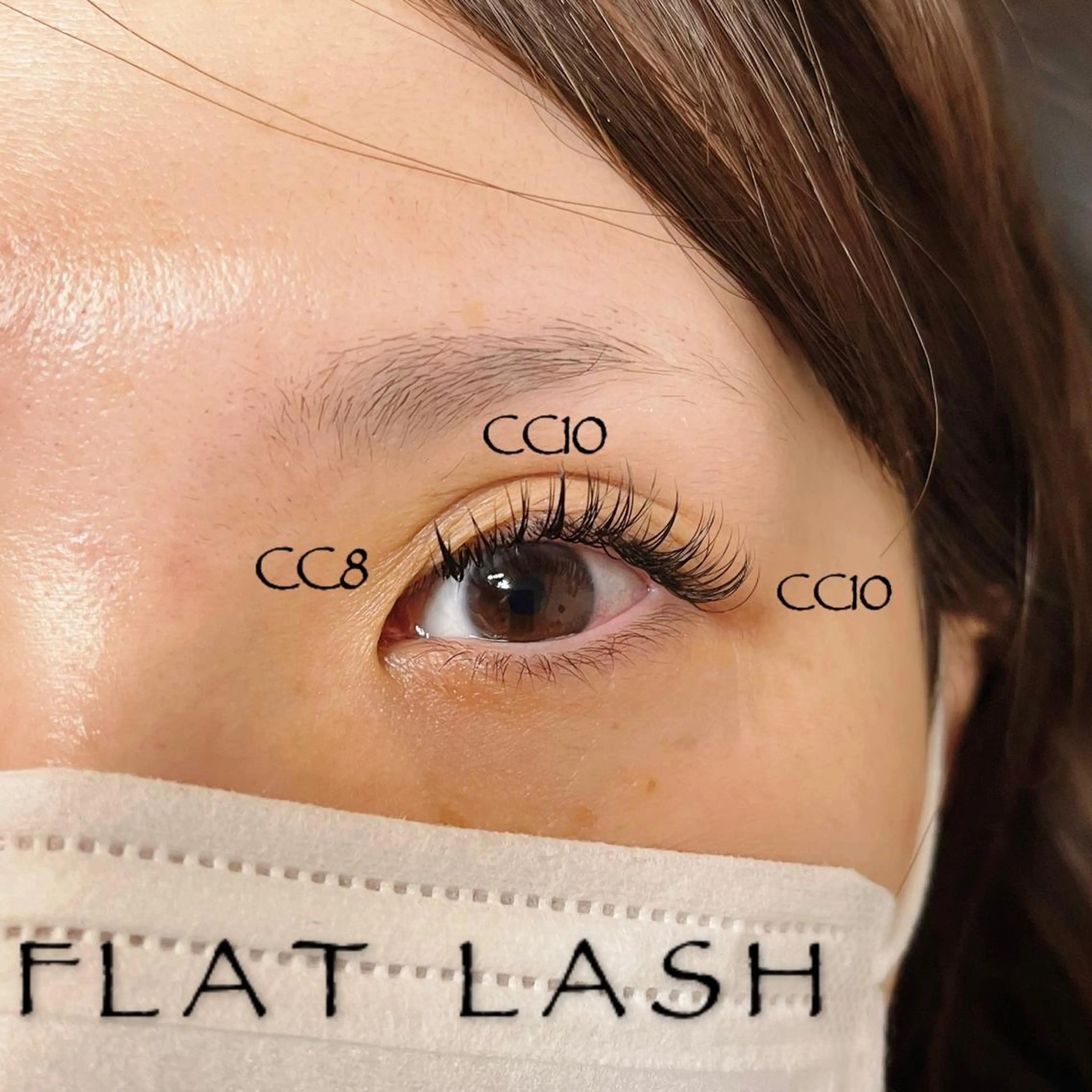 マツエク・マツパ 付け放題 フラットラッシュ マツエク EYELASH SALON なないろ所属・eyesalon なないろ🌈のマツエク・マツパデザイン