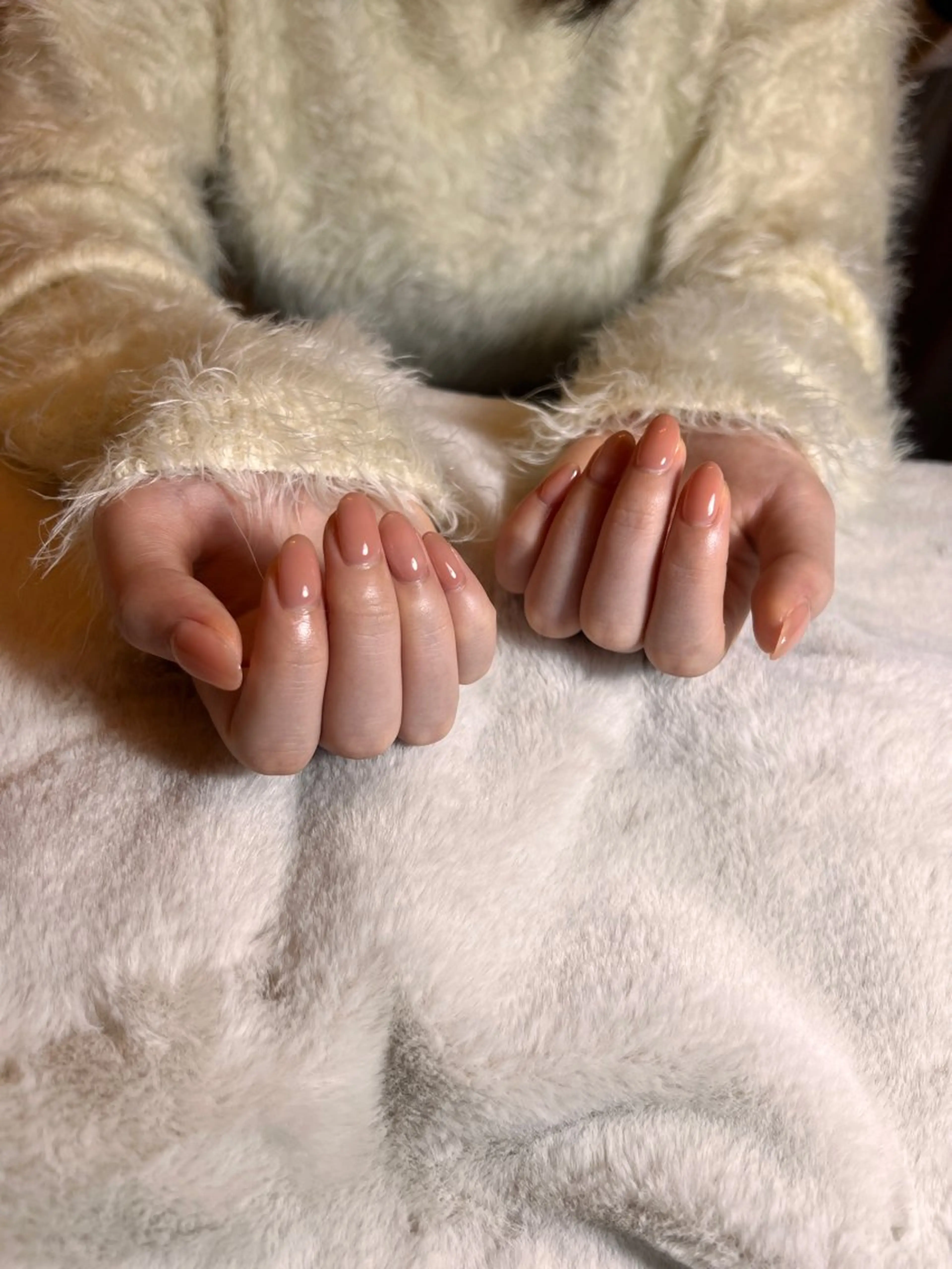 ネイル ジェルネイル パラジェル LEFTNAILS フィルインニュアンスのネイルデザイン