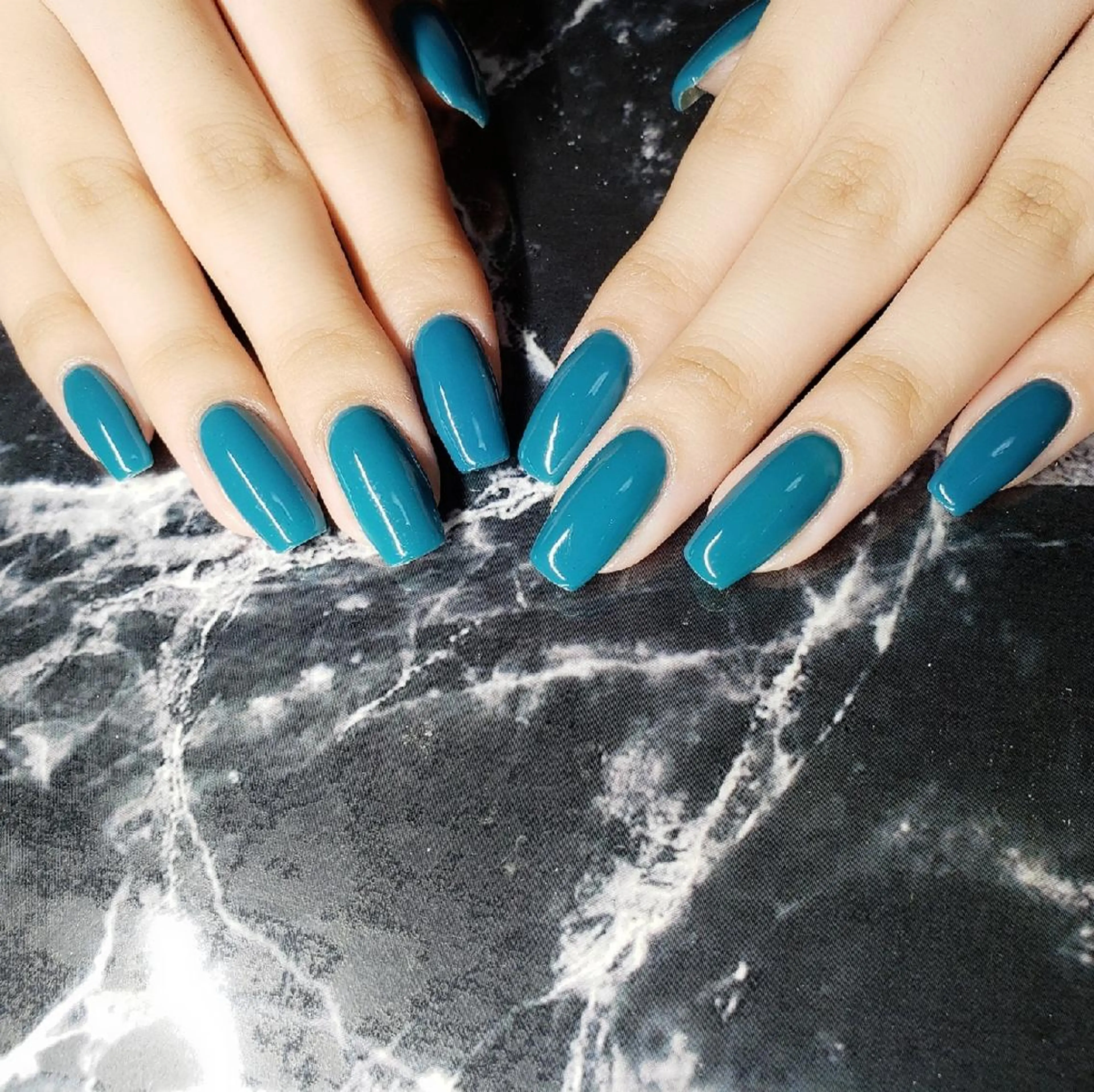 ミディアム ネイル ジェルネイル クロキ 。のネイルデザイン