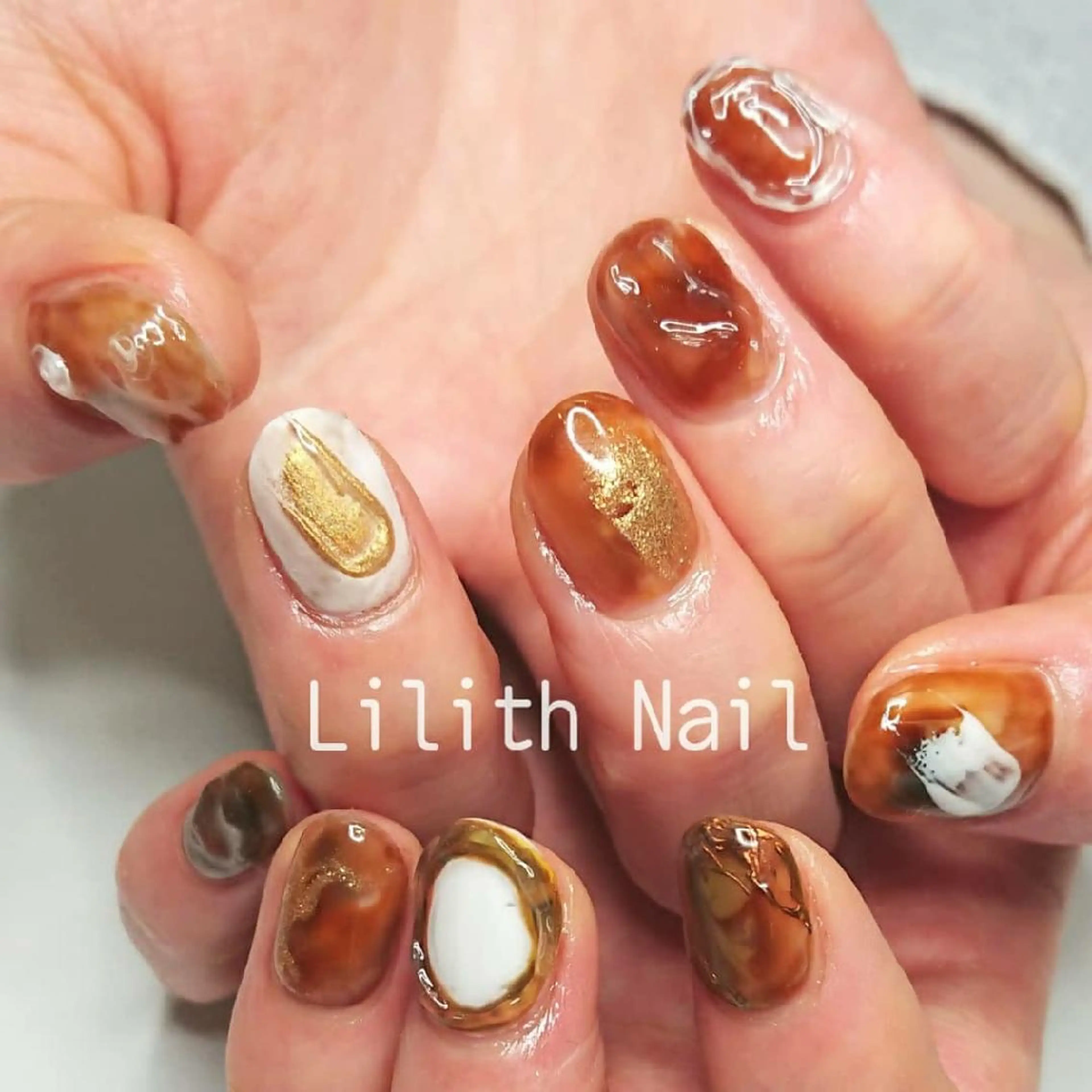 ネイル ニュアンスネイル ハンドネイル Lilith Nailのネイルデザイン