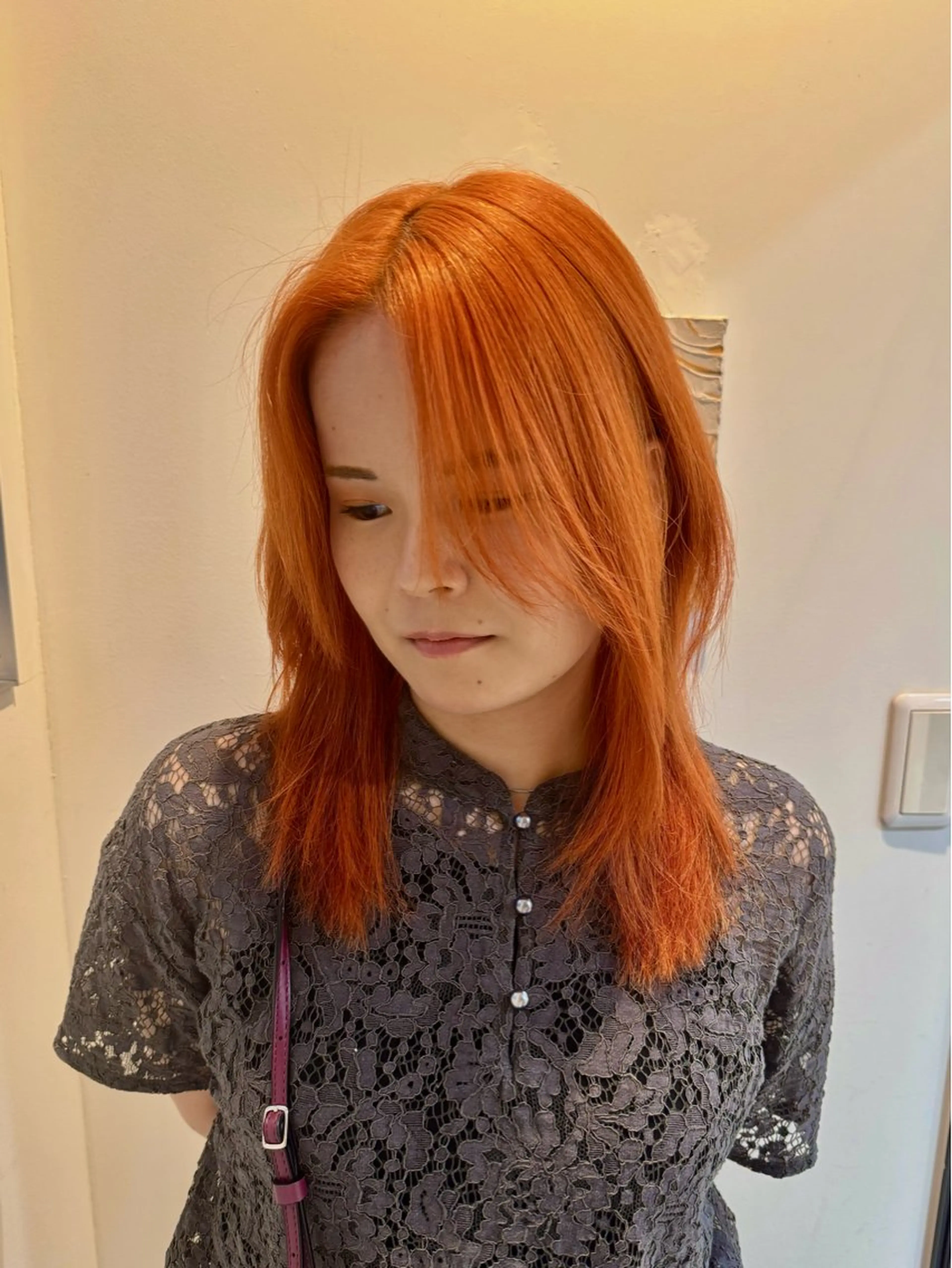 セミロング カラー ヘアカラー コイデ リュウセイのヘアスタイル