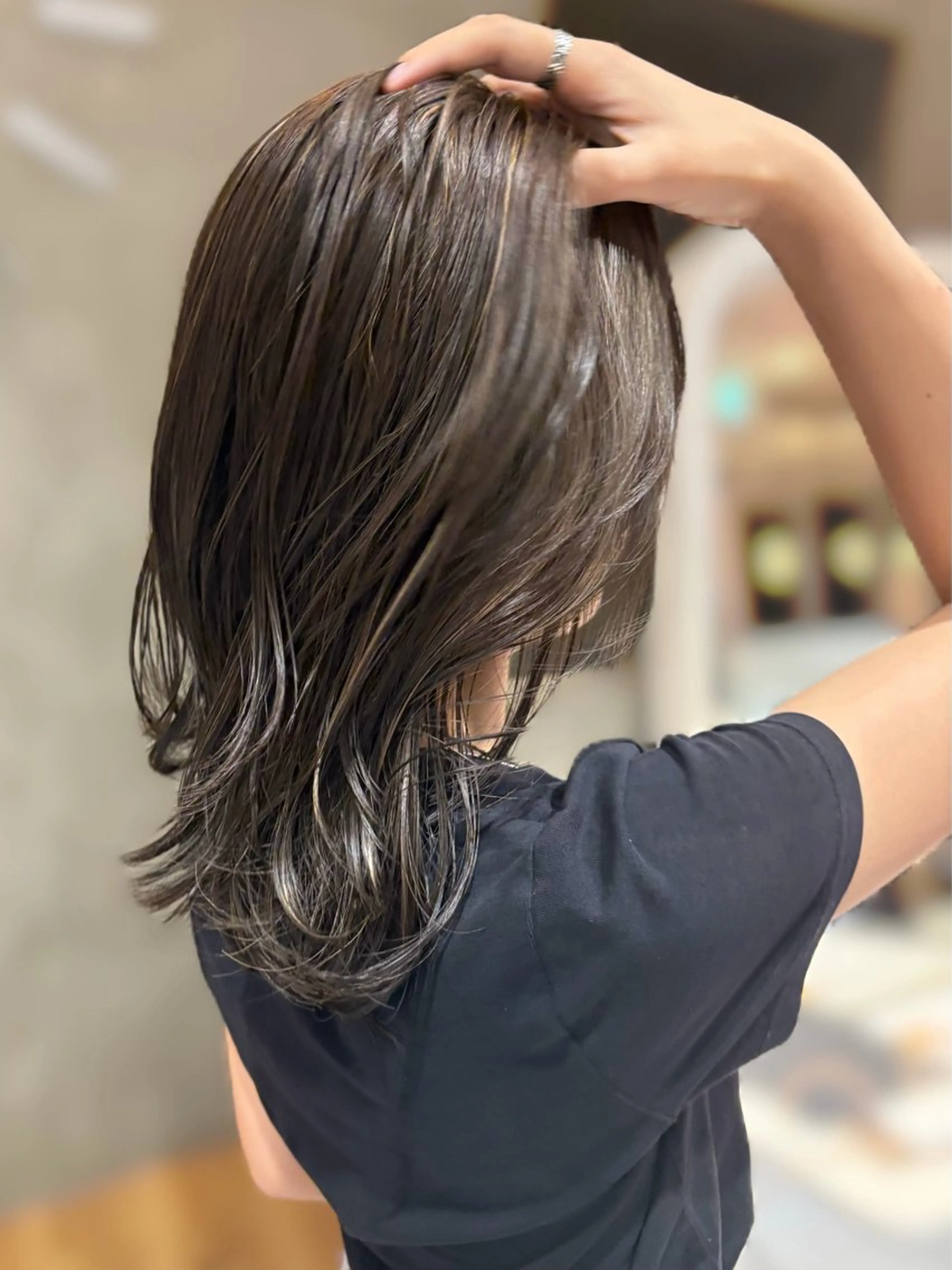 カラー ヘアカラー デザインカラー∕ レイヤーカット/ねねのヘアスタイル