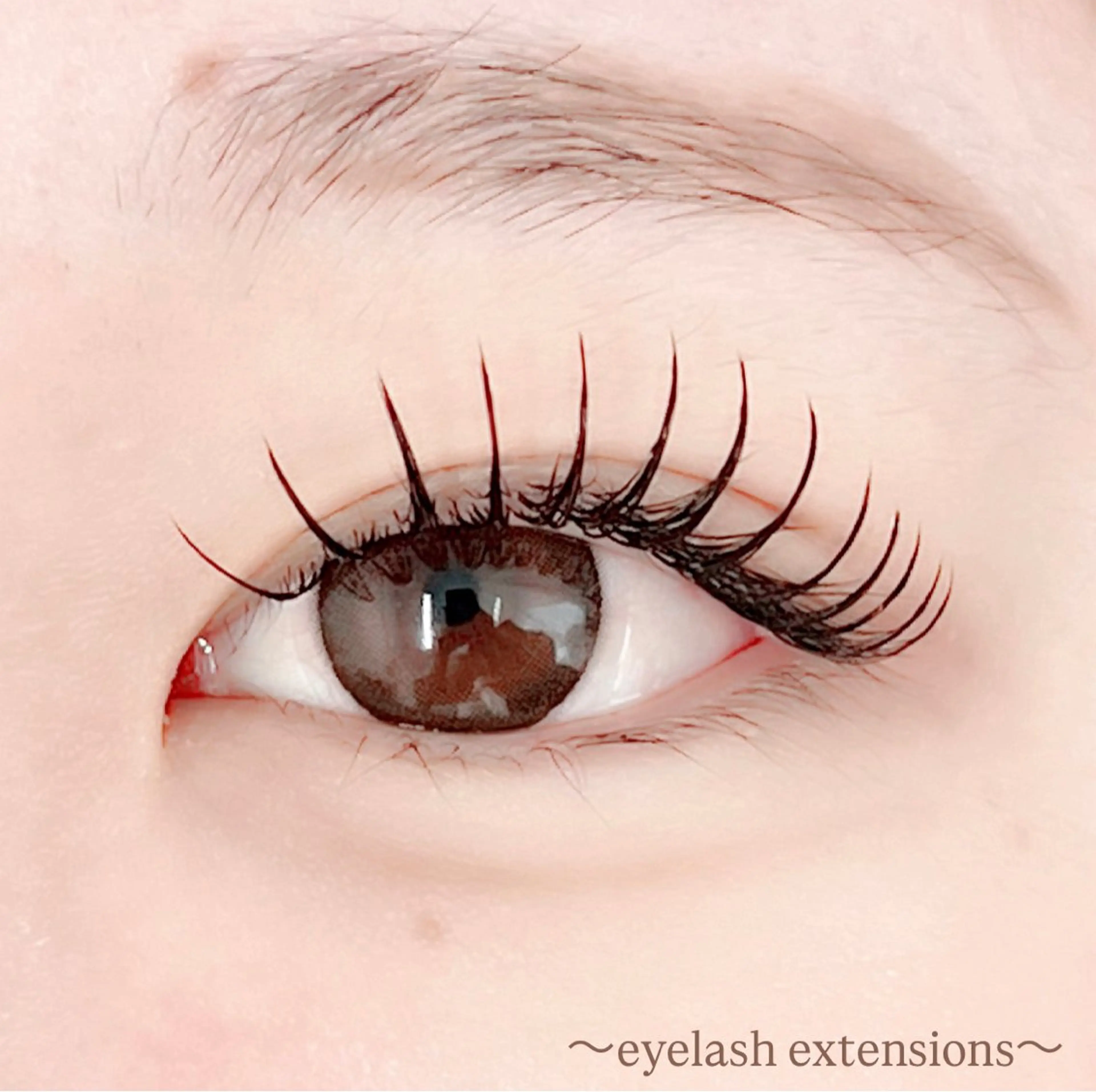 マツエク・マツパ キュート フラットラッシュ 田村 莉子のマツエク・マツパデザイン