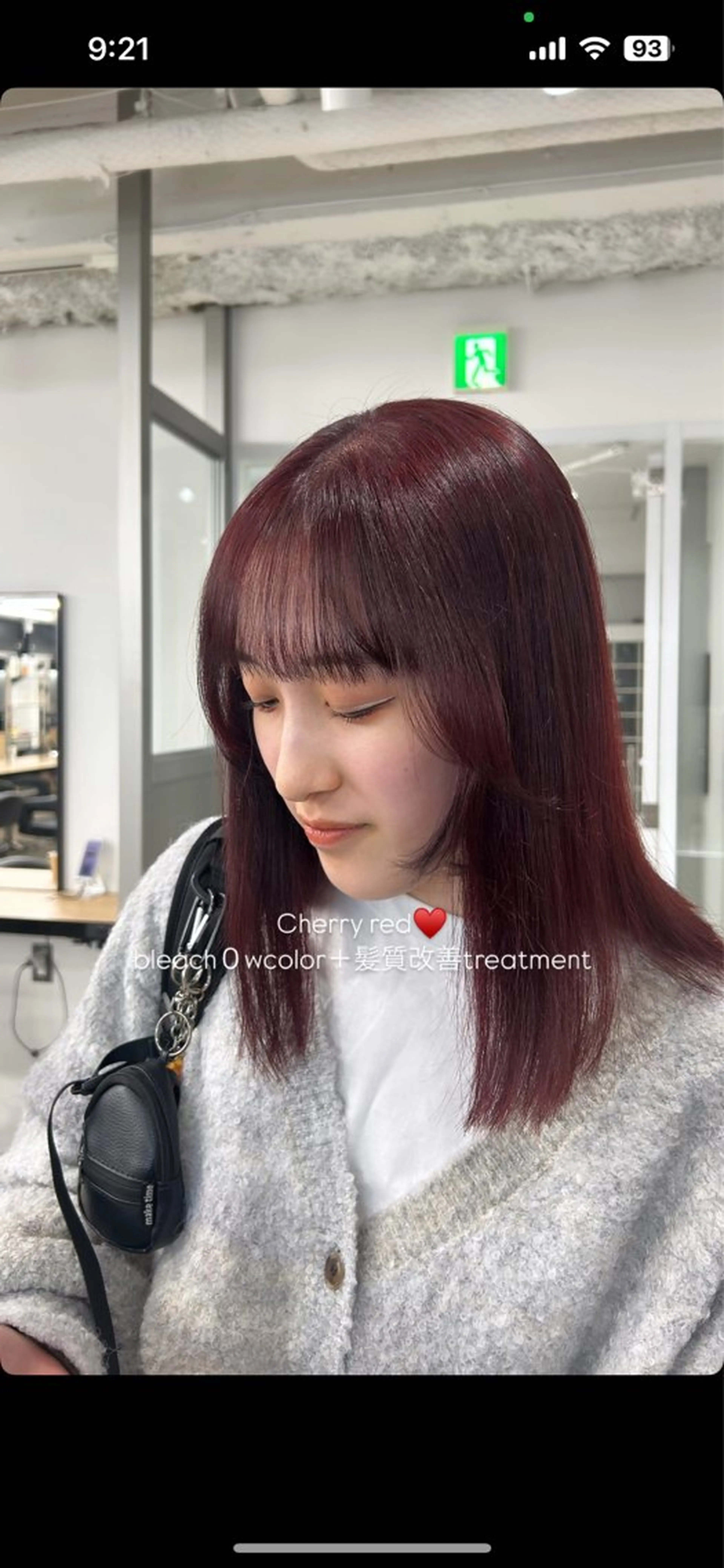 セミロング カラー 愛結 暖色カラー🎀🩰のヘアスタイル