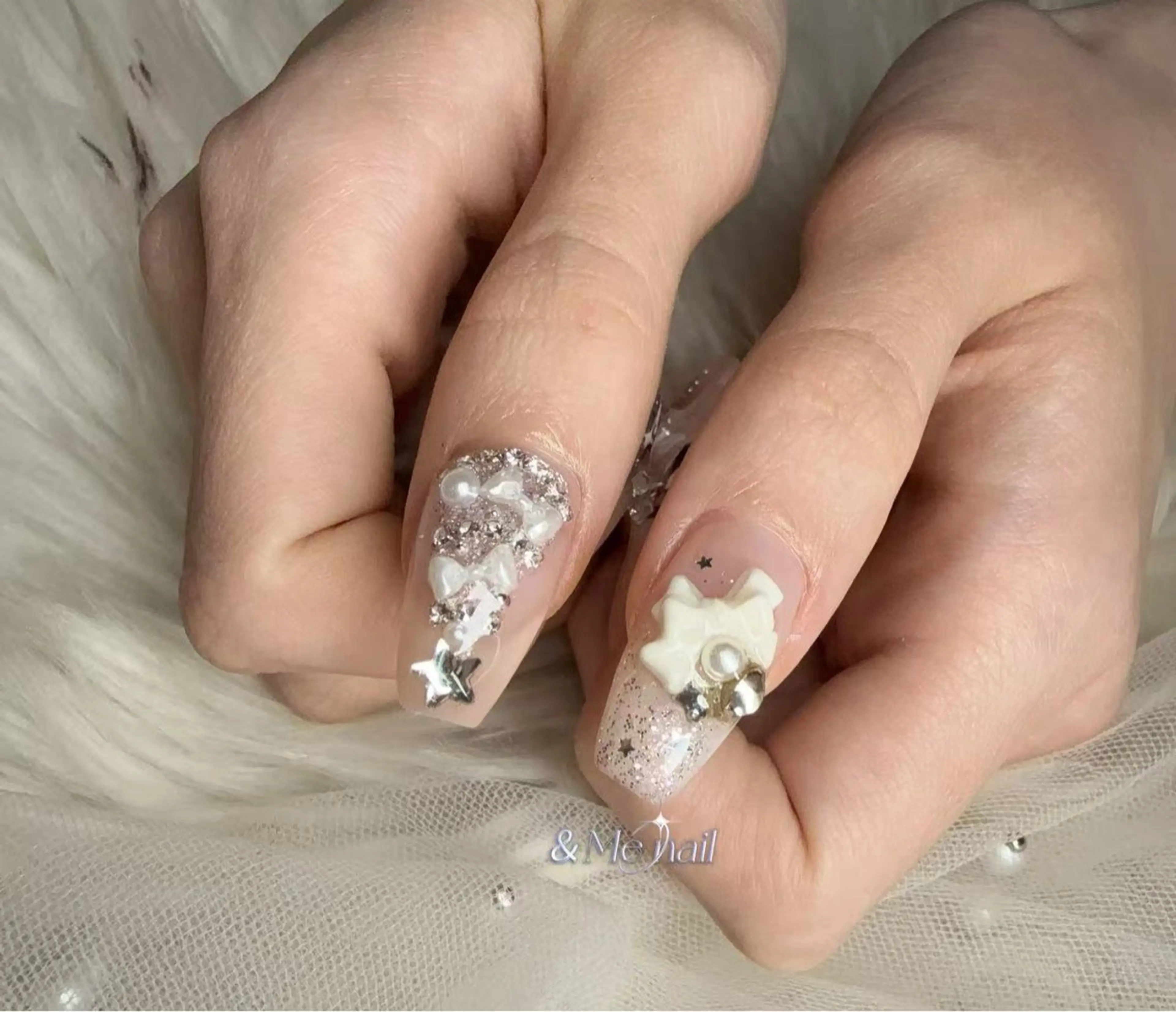 ネイル 冬ネイル クリスマス ＆ME ネイルサロンのネイルデザイン