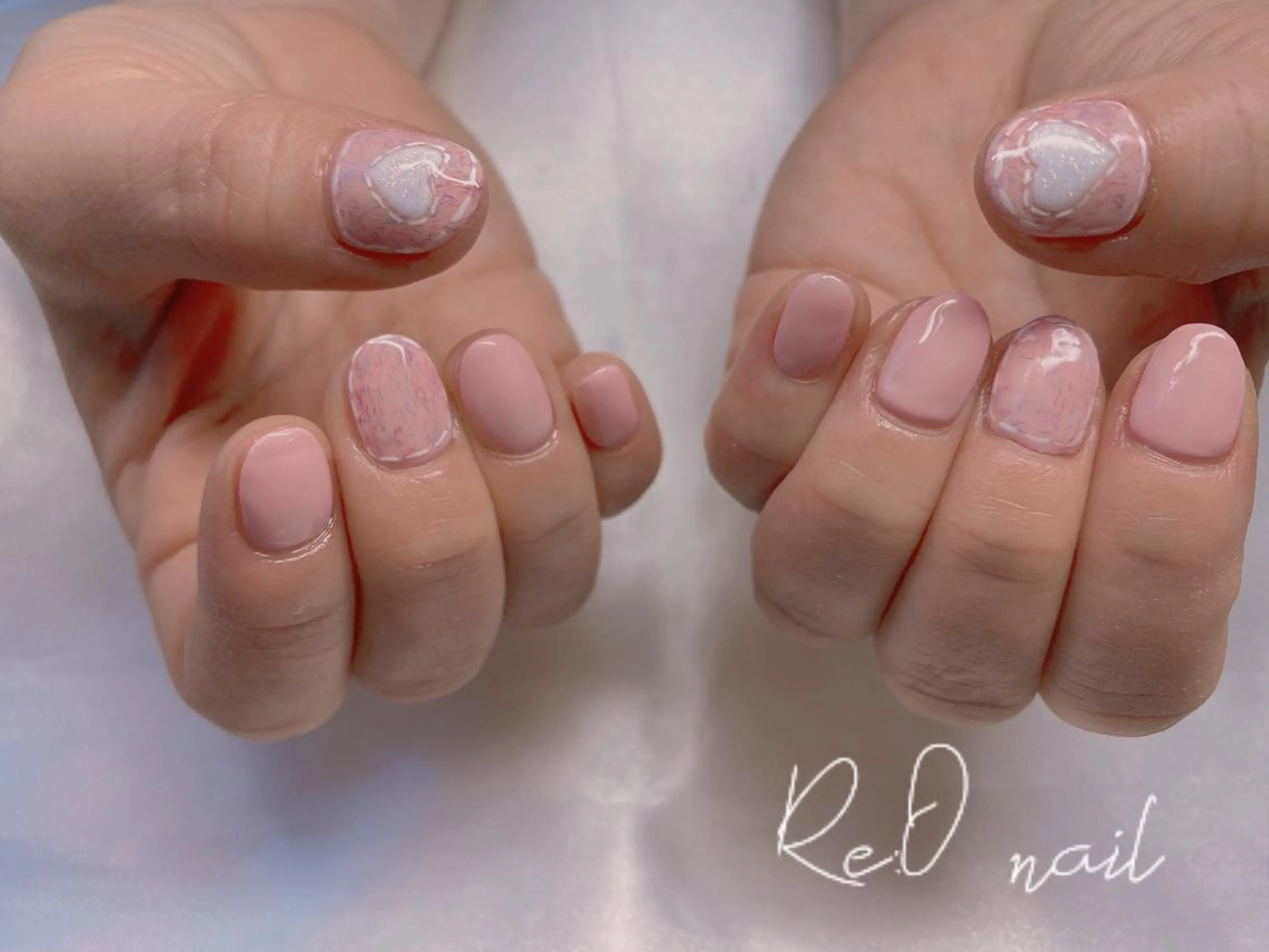 ネイル マットネイル Re:Ø nail 🩵TSUJIのネイルデザイン
