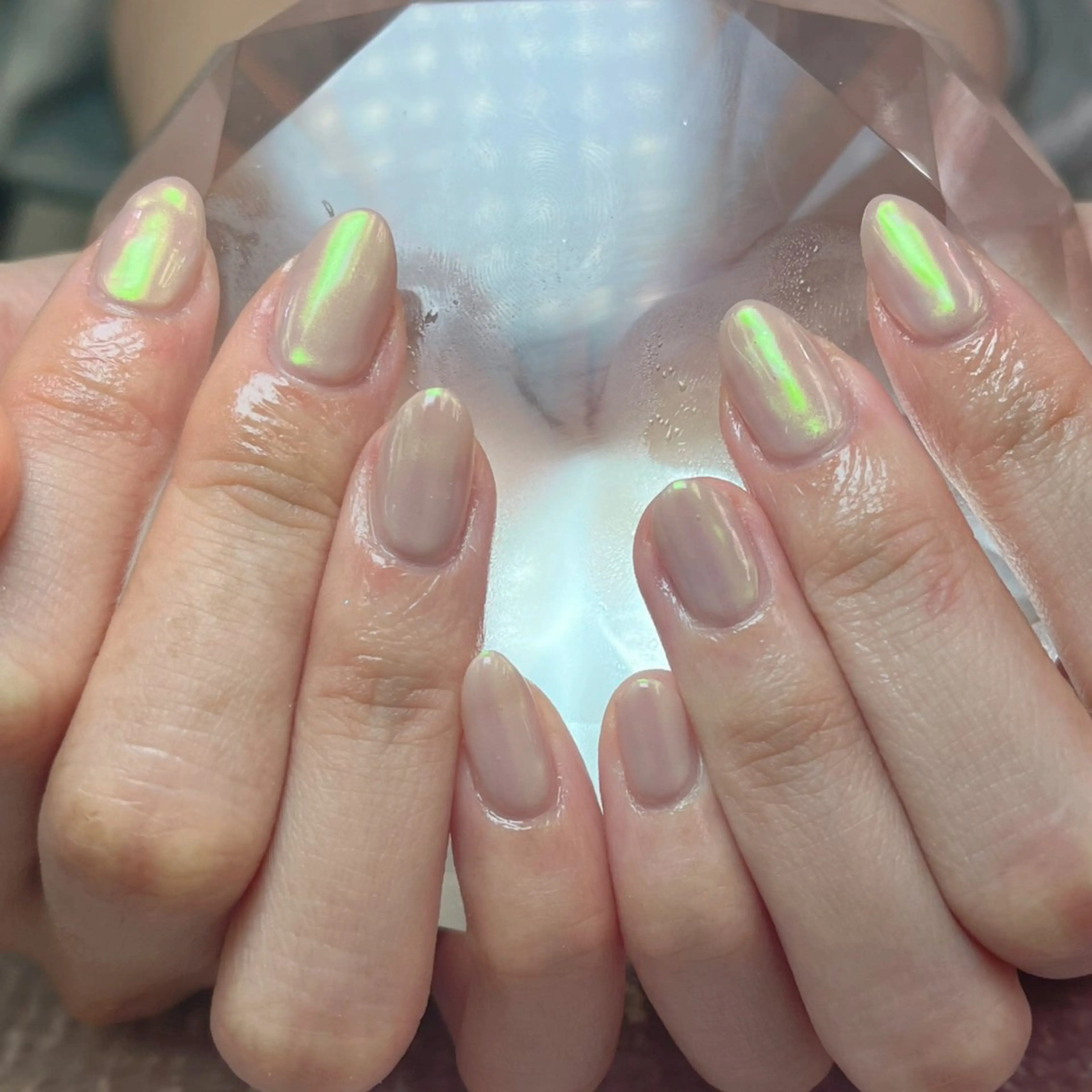 ネイル オーロラネイル ワンカラーネイル ブルーデイジー栄本店所属・BlueDaisy 栄本店のネイルデザイン