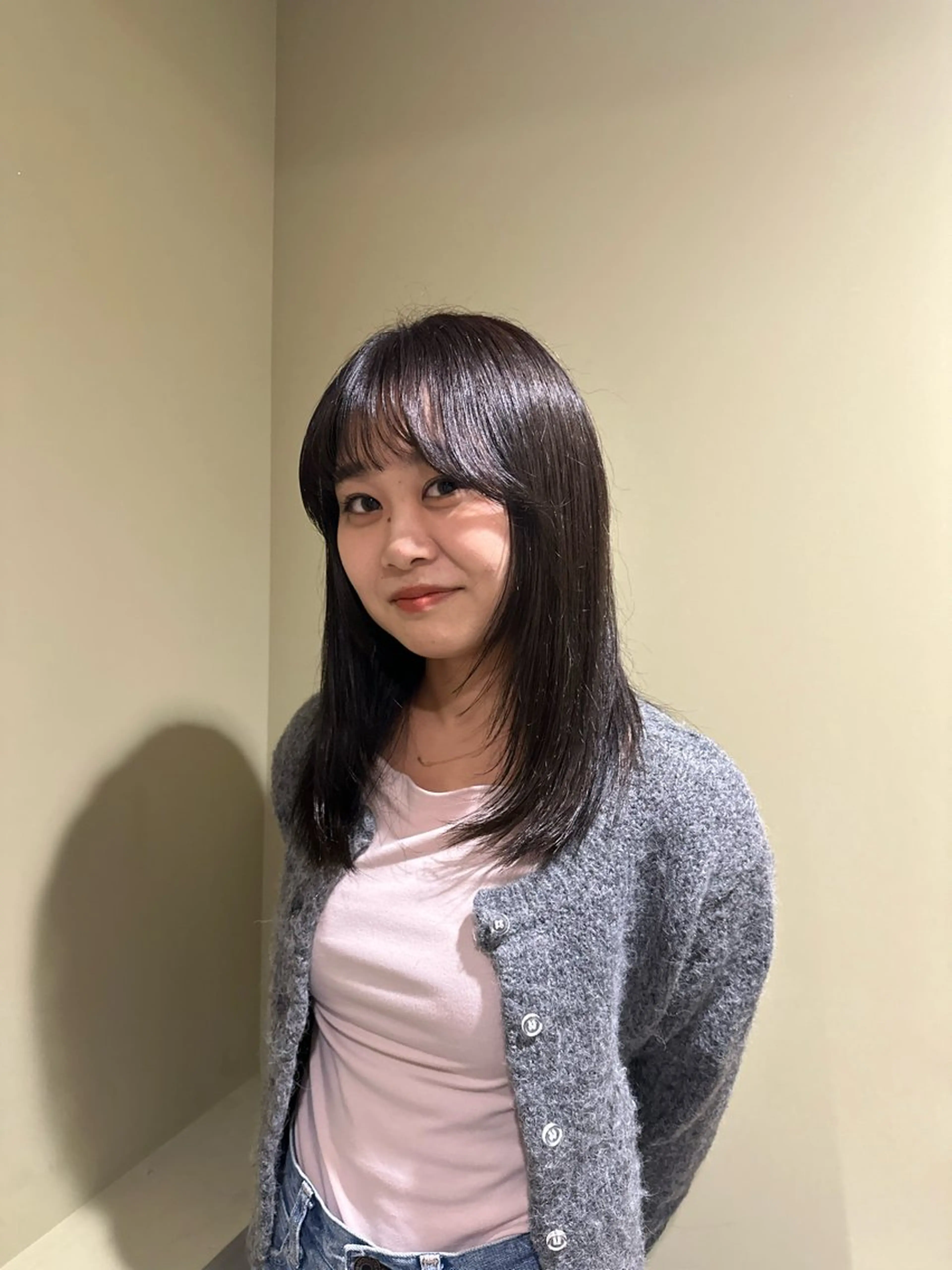 セミロング RUNA⭐️レイヤー /ボブ/似合わせ⭐️のヘアスタイル