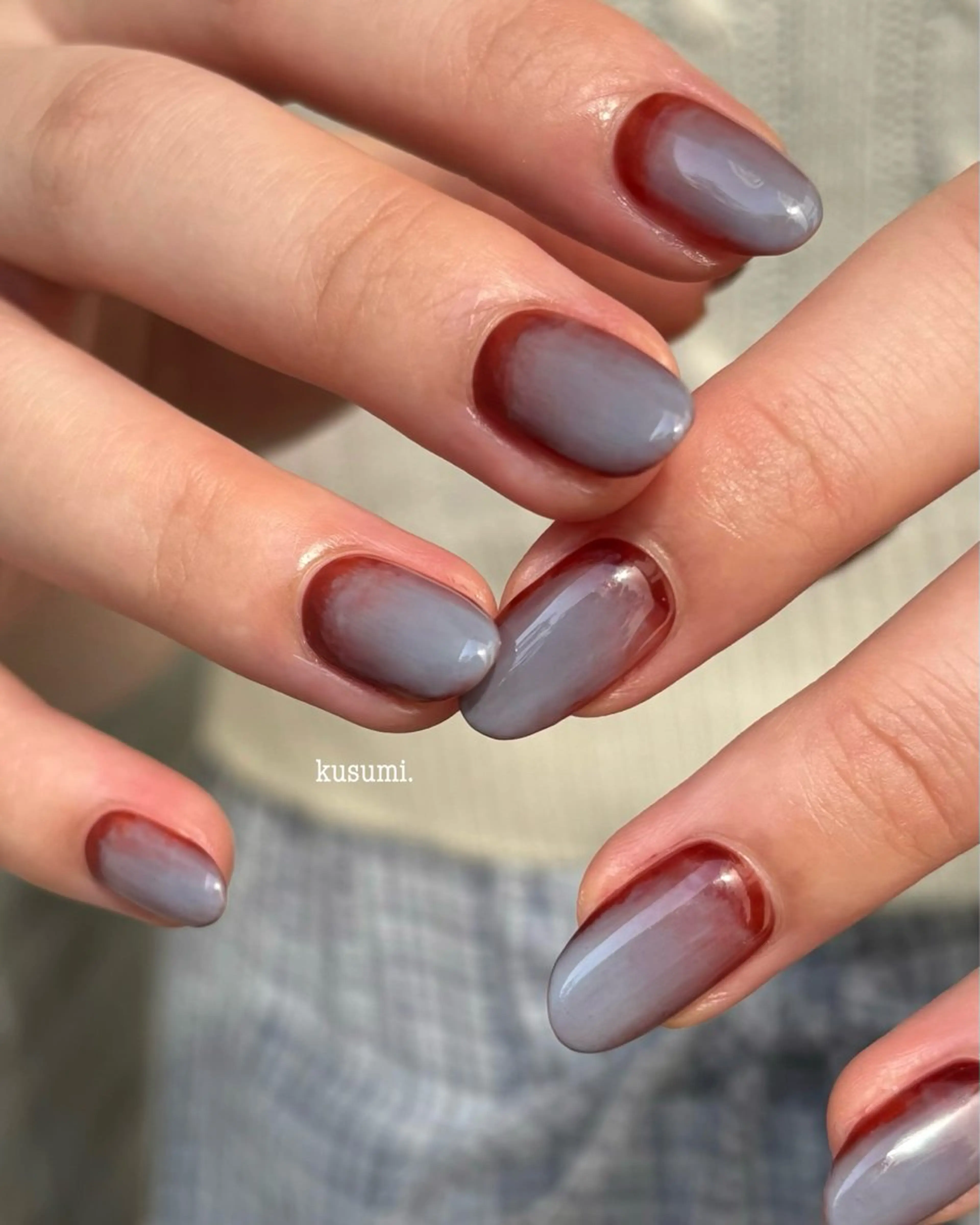 ネイル グラデーション メンズネイル ニュアンスネイル ハンドネイル kusumi.所属・kusumi. tatsuyaのネイルデザイン