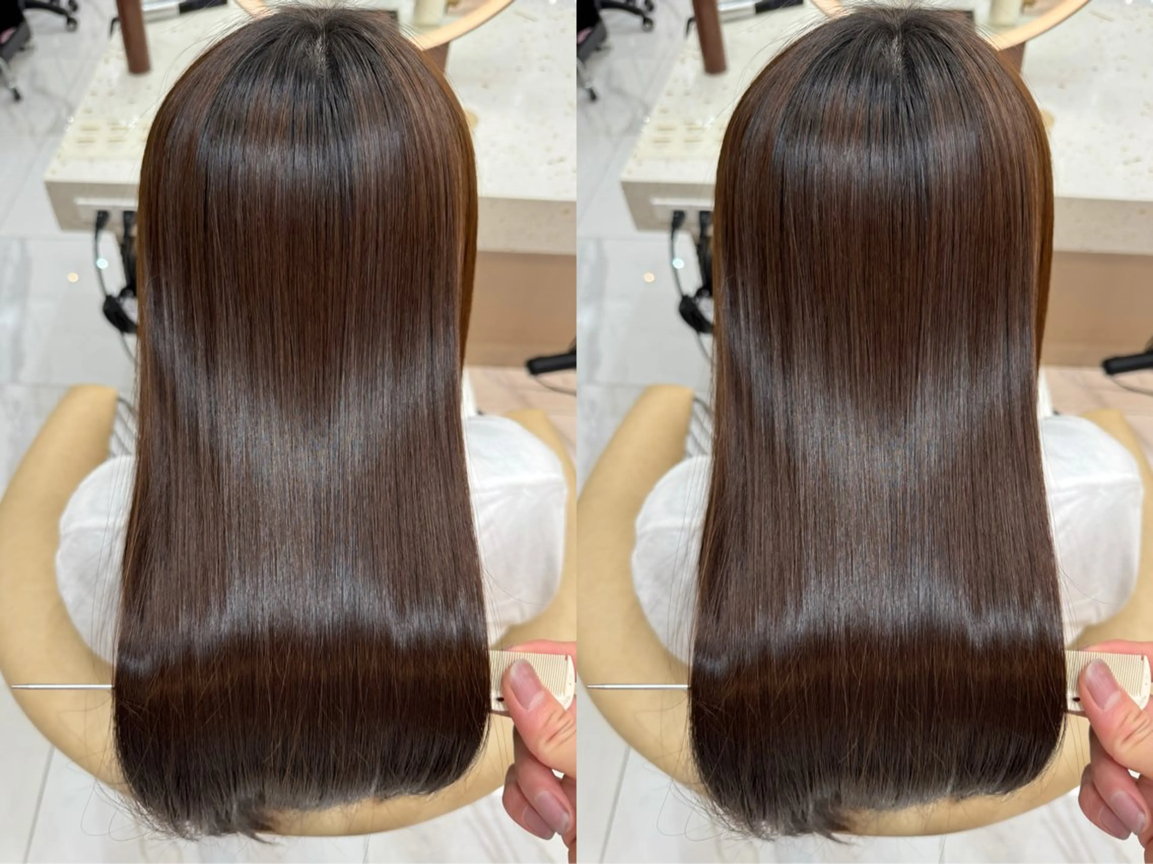 セミロング 縮毛矯正 縮毛矯正 斎藤 悠人のヘアスタイル