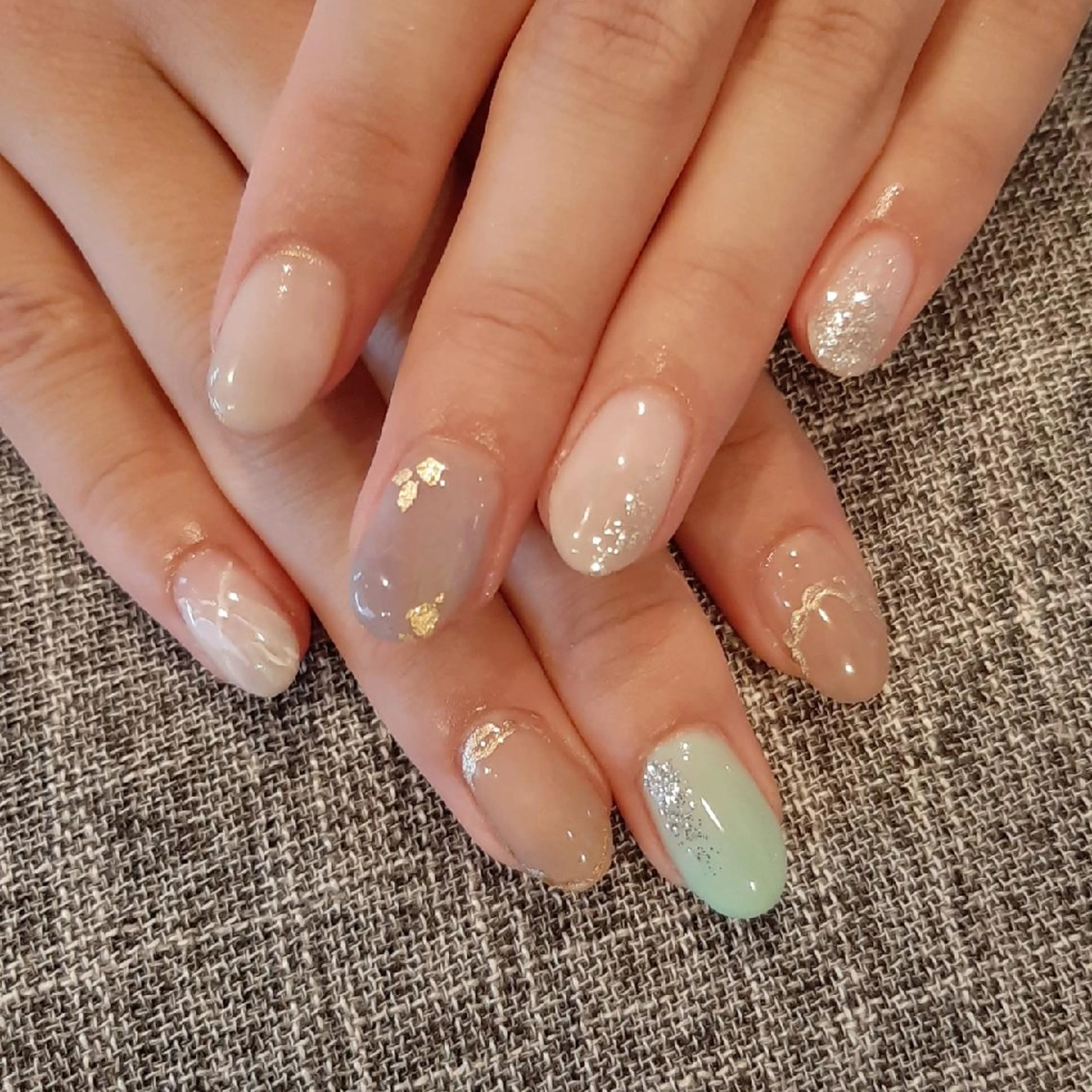 ネイル カジュアル シンプルネイル ハンドネイル private salon mieのネイルデザイン