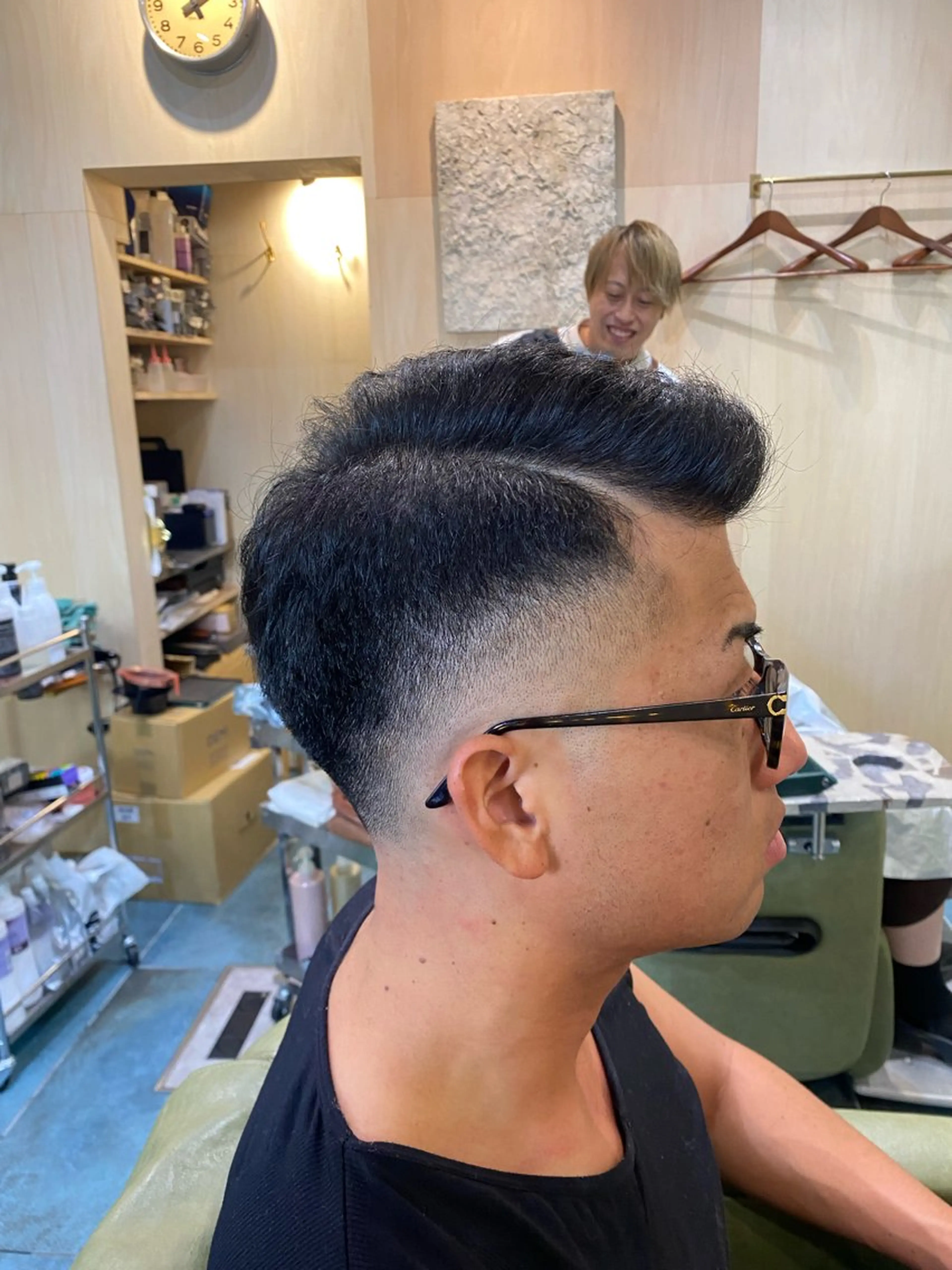 ショート メンズ フェードカット スキンフェード メンズカット/パーマ 福島区SOSOのヘアスタイル