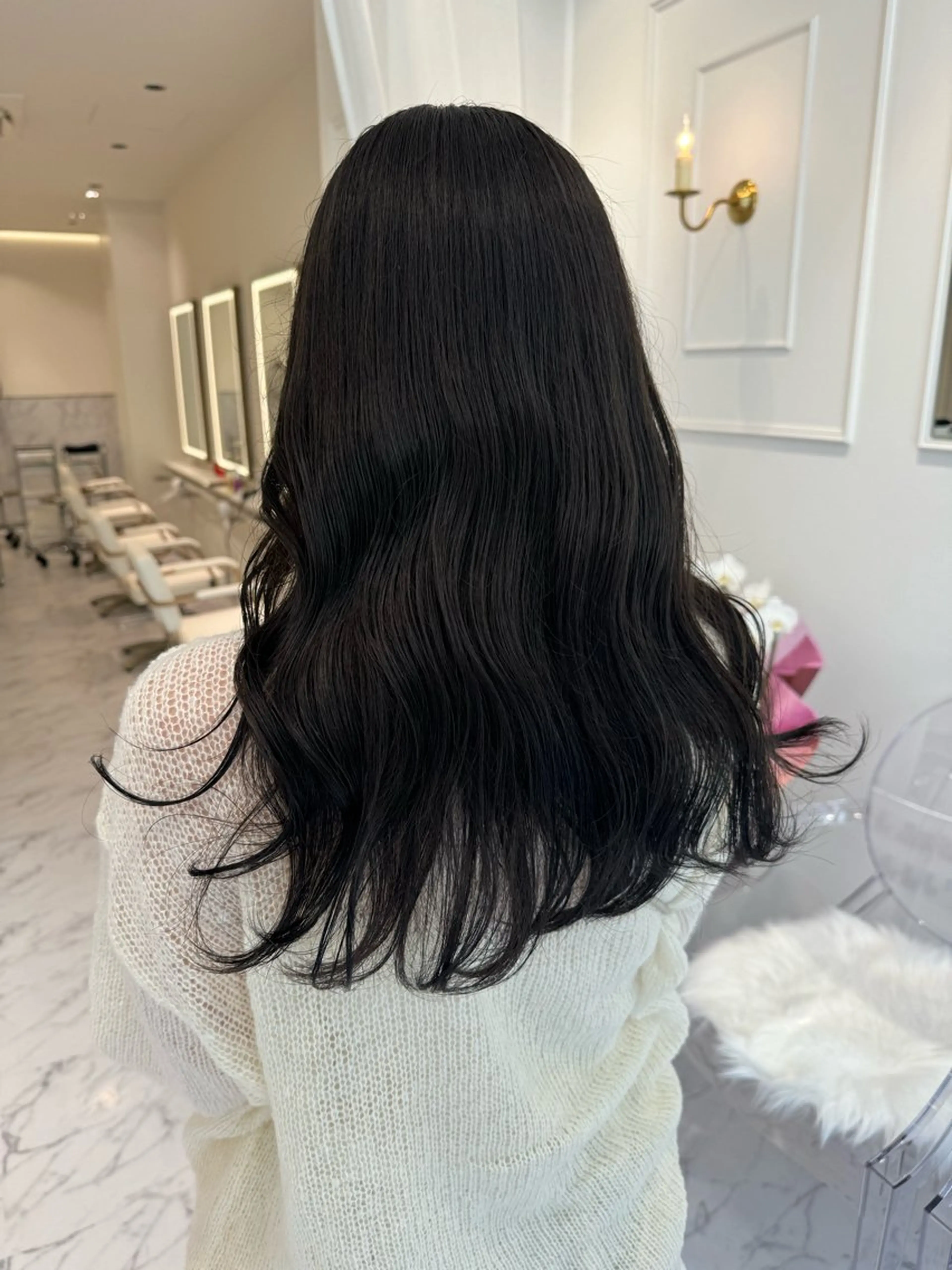 ロング カラー ヘアカラー ParveMix🍀 藤原愛未のヘアスタイル