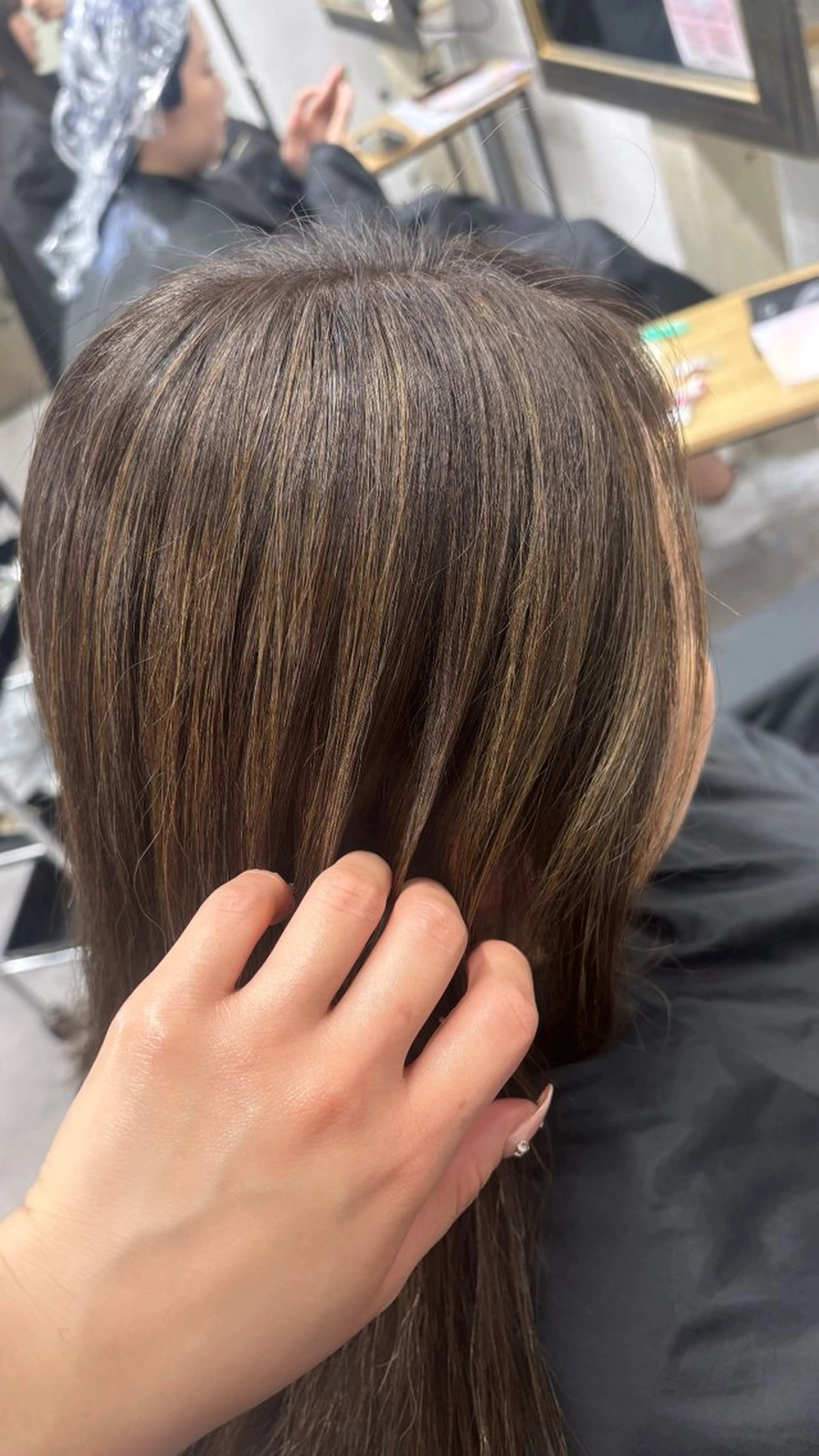 ロング カラー ハイトーン/ダブル カラー/akihoのヘアスタイル