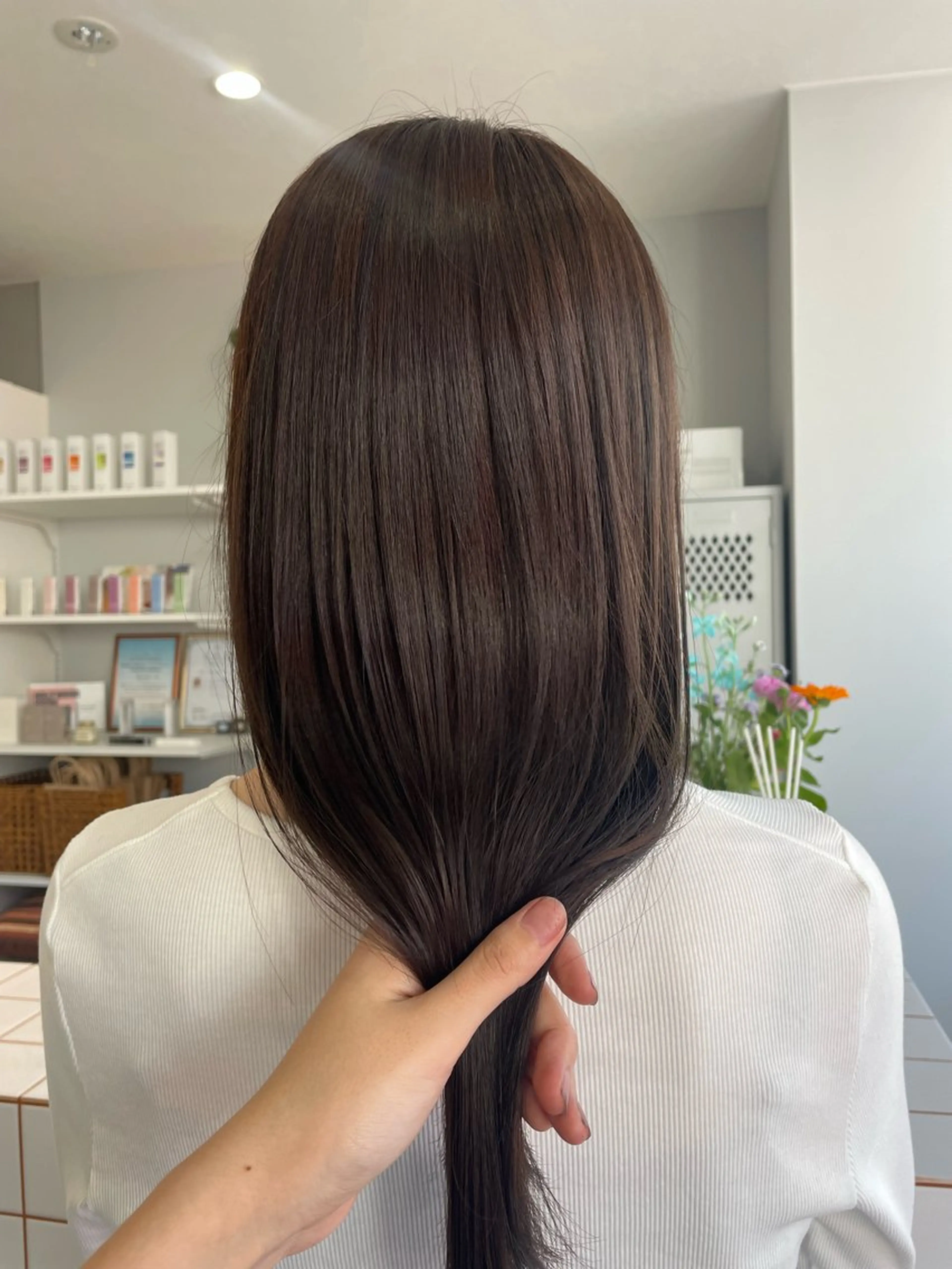 《ツヤ髪仕上げ💎》縮毛矯正＋TRの写真