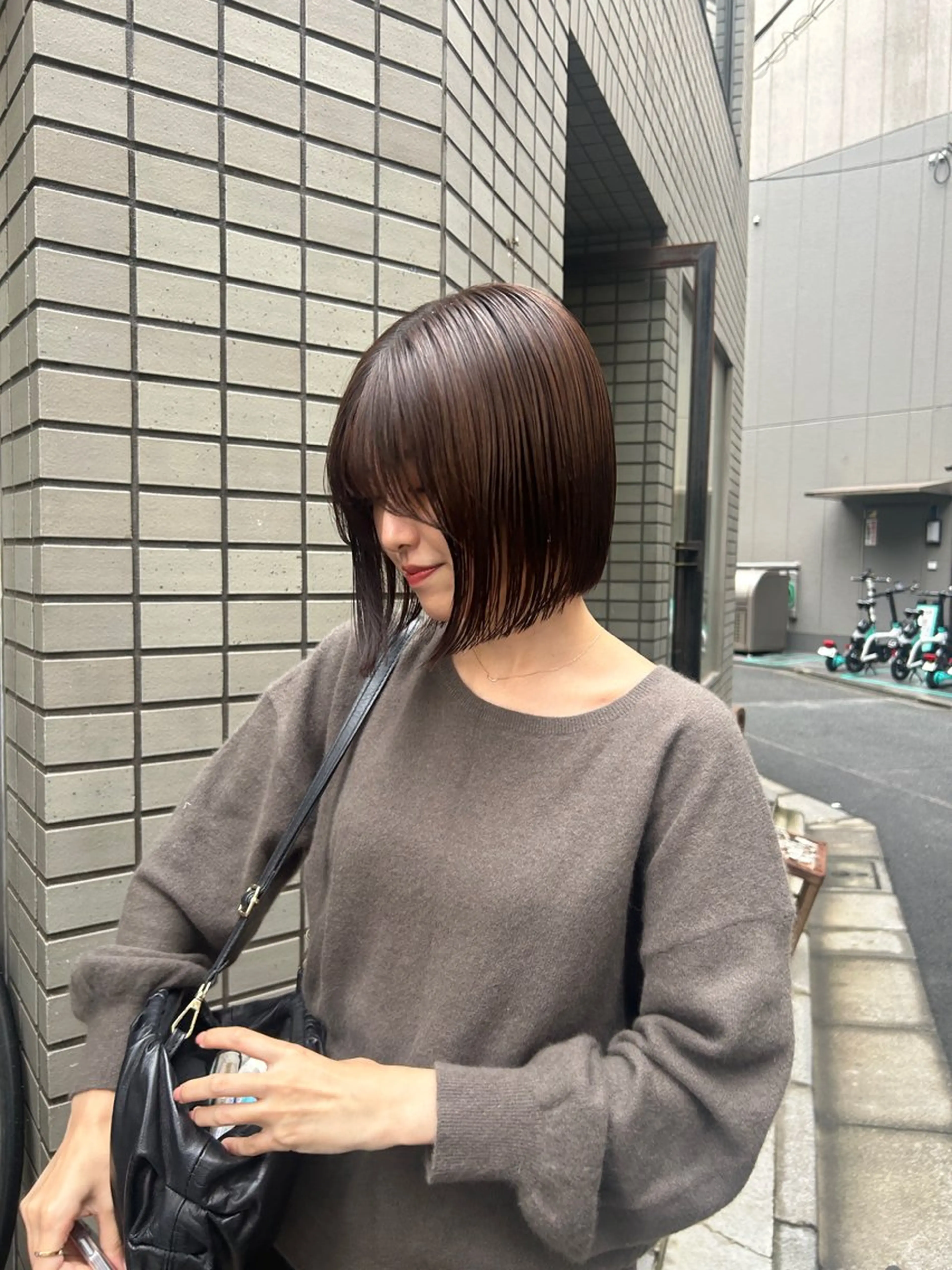 ミディアム ボブ 伸ばしかけ kauti 池袋店所属・メンズカット🍀 かねだしおりのヘアスタイル