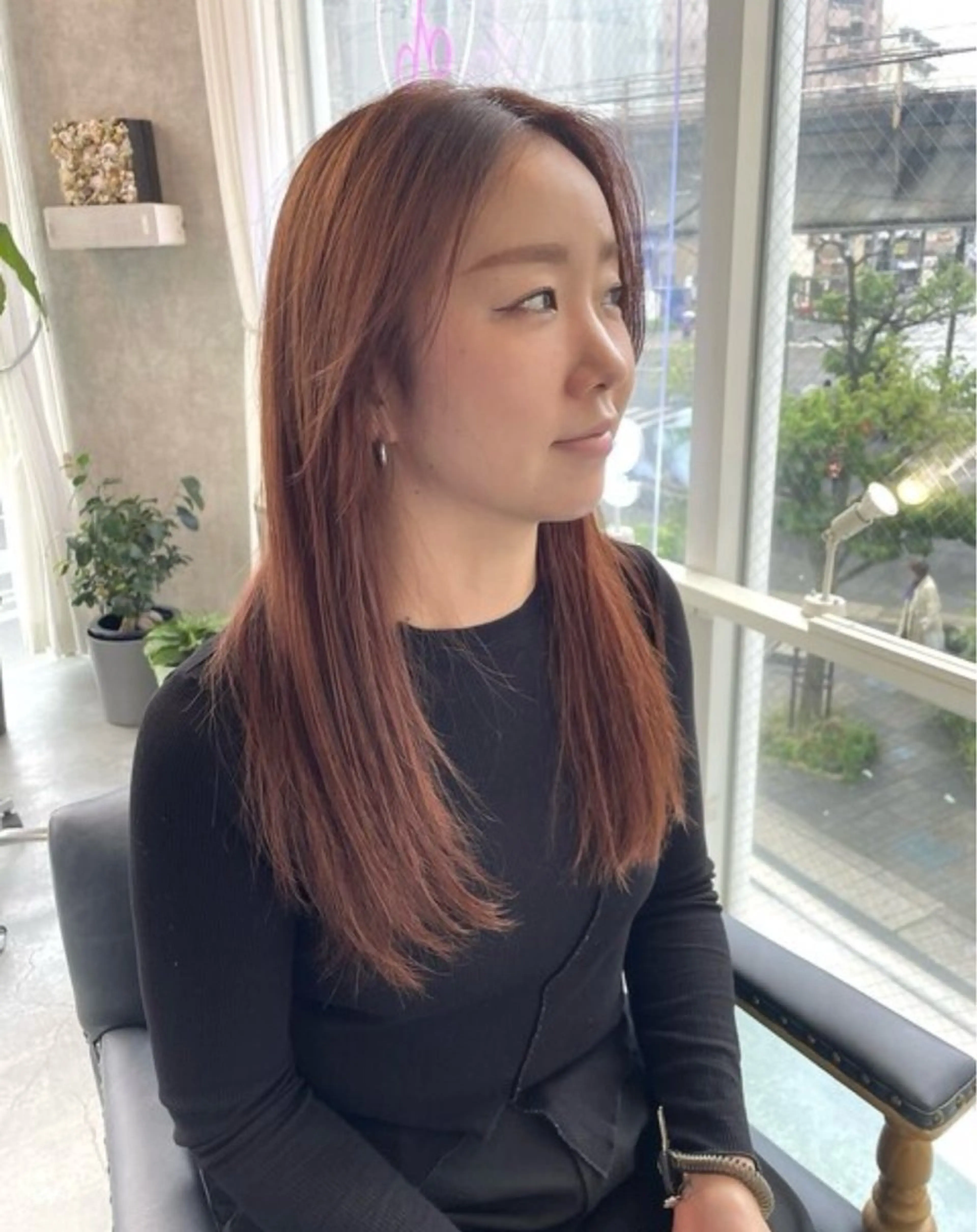 セミロング ヘアカラー ilu by  Atmos所属・近藤 叶大のヘアスタイル