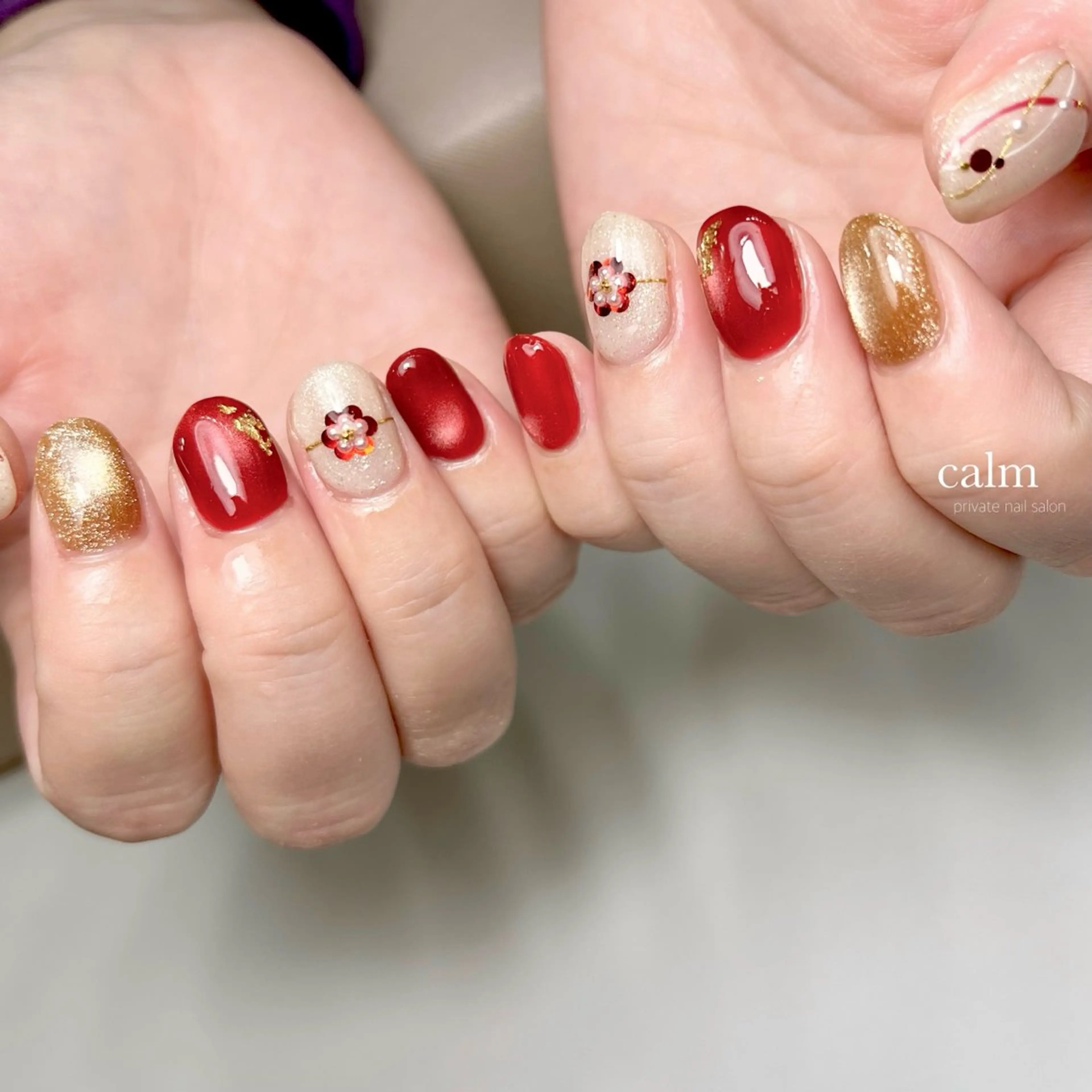 ネイル ハンドネイル calm 〔ｶｰﾑ〕のネイルデザイン